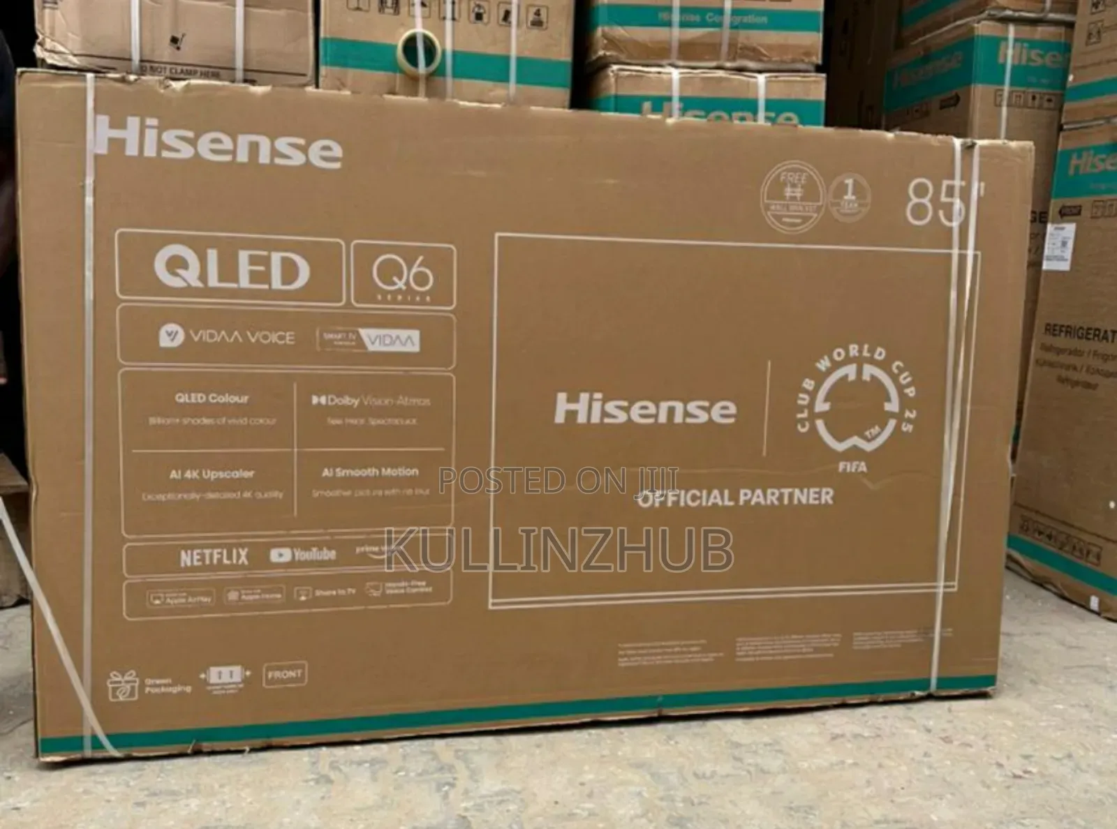 Hisense 85 Inches 4k Qled Smart Television | 85q6n