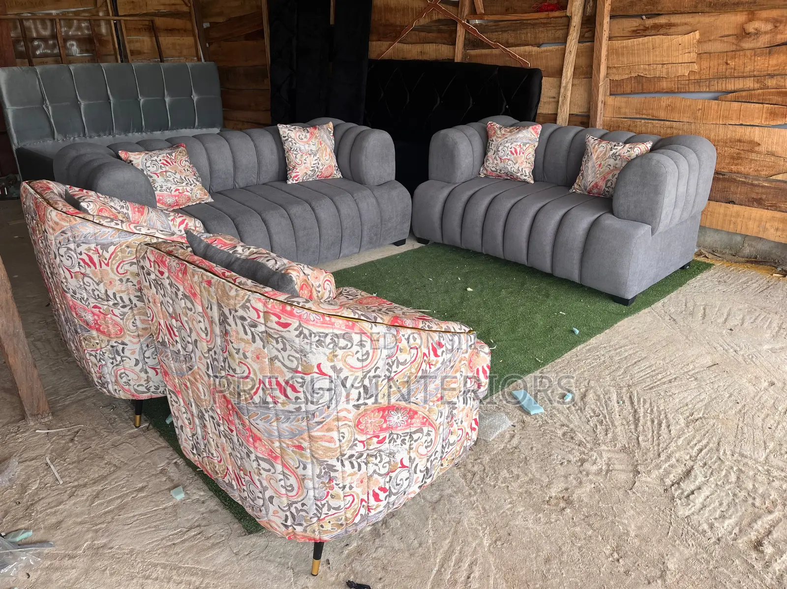 Cozy Luxe Sofa Set