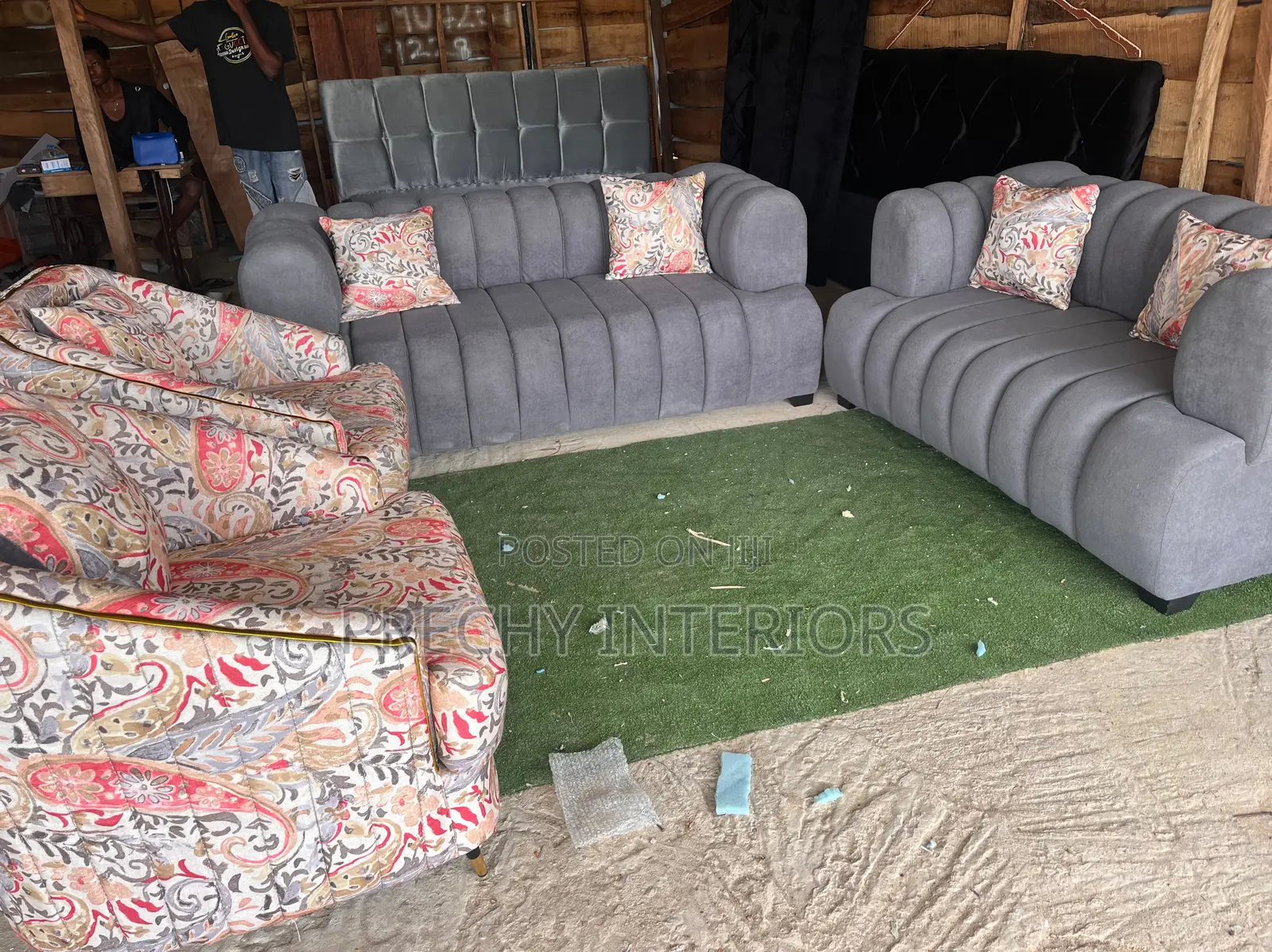 Cozy Luxe Sofa Set
