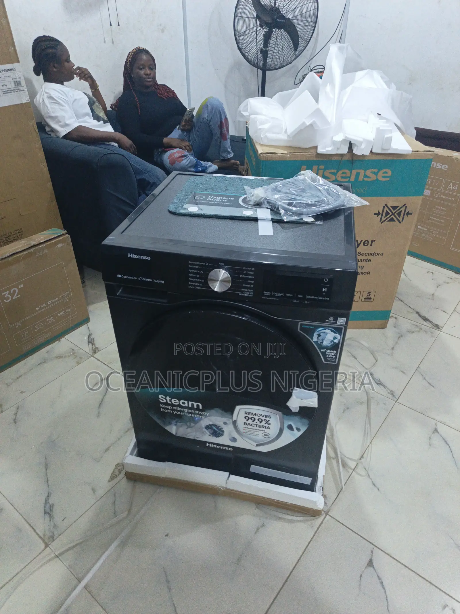 Hisense Wonderwash 10.5kg Wash 6kg Dry Washing Machine(Wm1043bt-Wd3s)