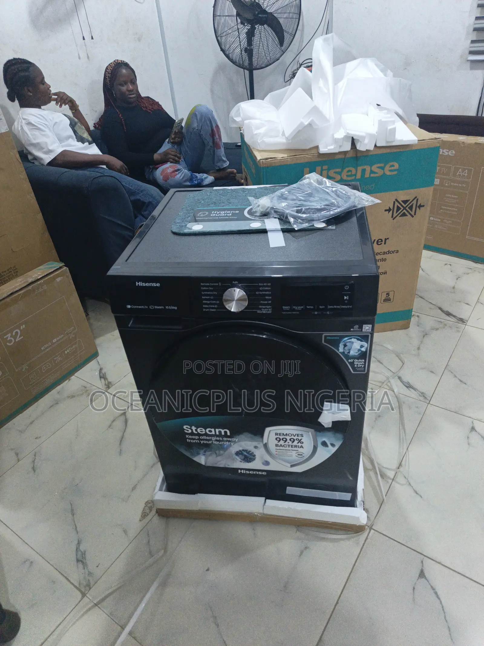 Hisense Maxi Clean 10.5kg Wash 6kg Dry Washing Machine(Wm1043bt-Wd3s)