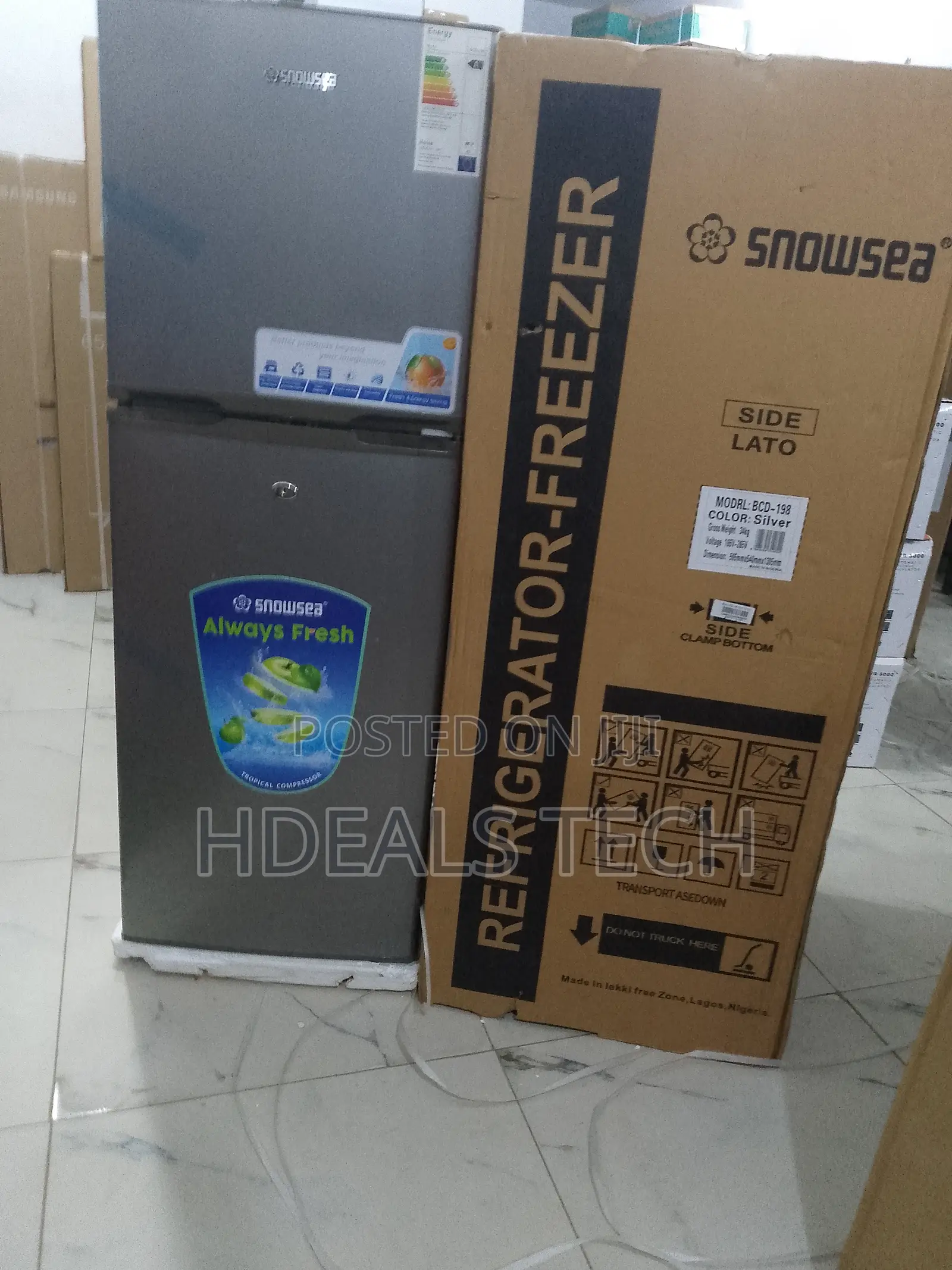 Chill Stream Snowsea Bd 198 Double Door Refrigerator