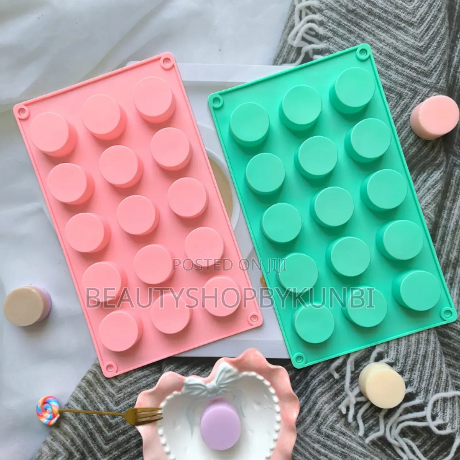 15 Cavity Small Cylindrical Silicone