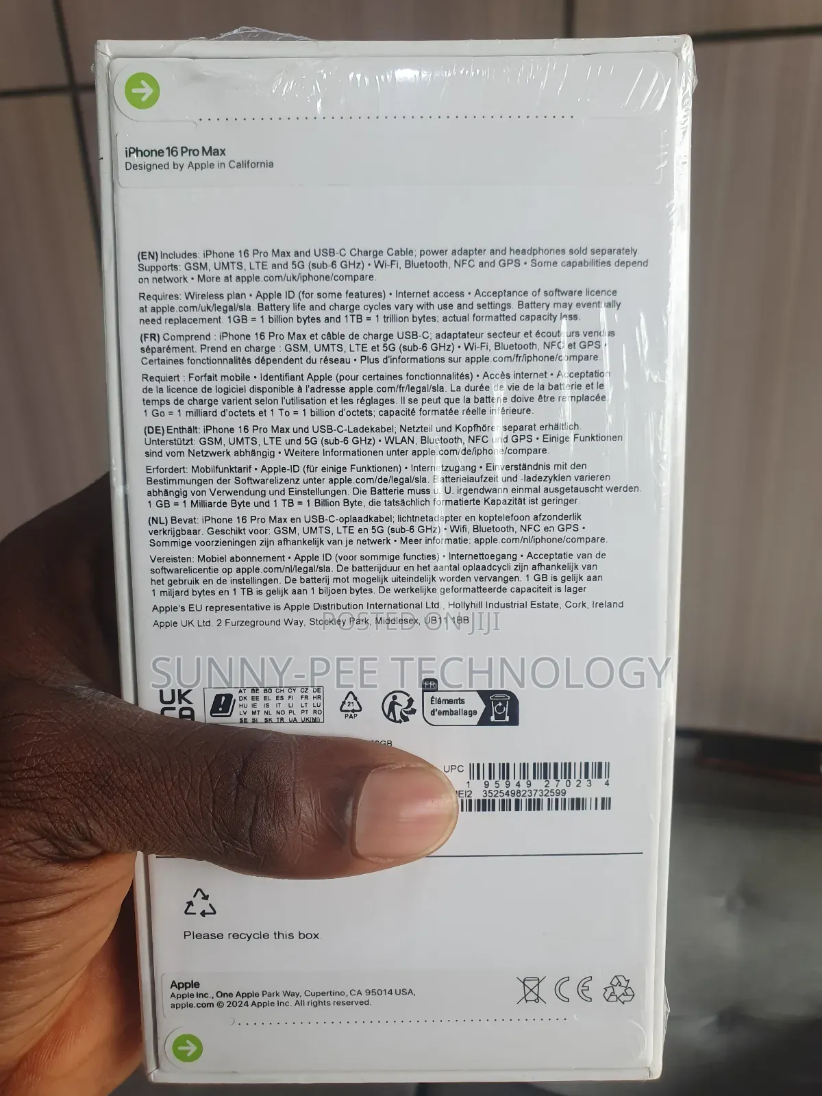 New Apple iPhone 16 Pro Max 256 GB Silver