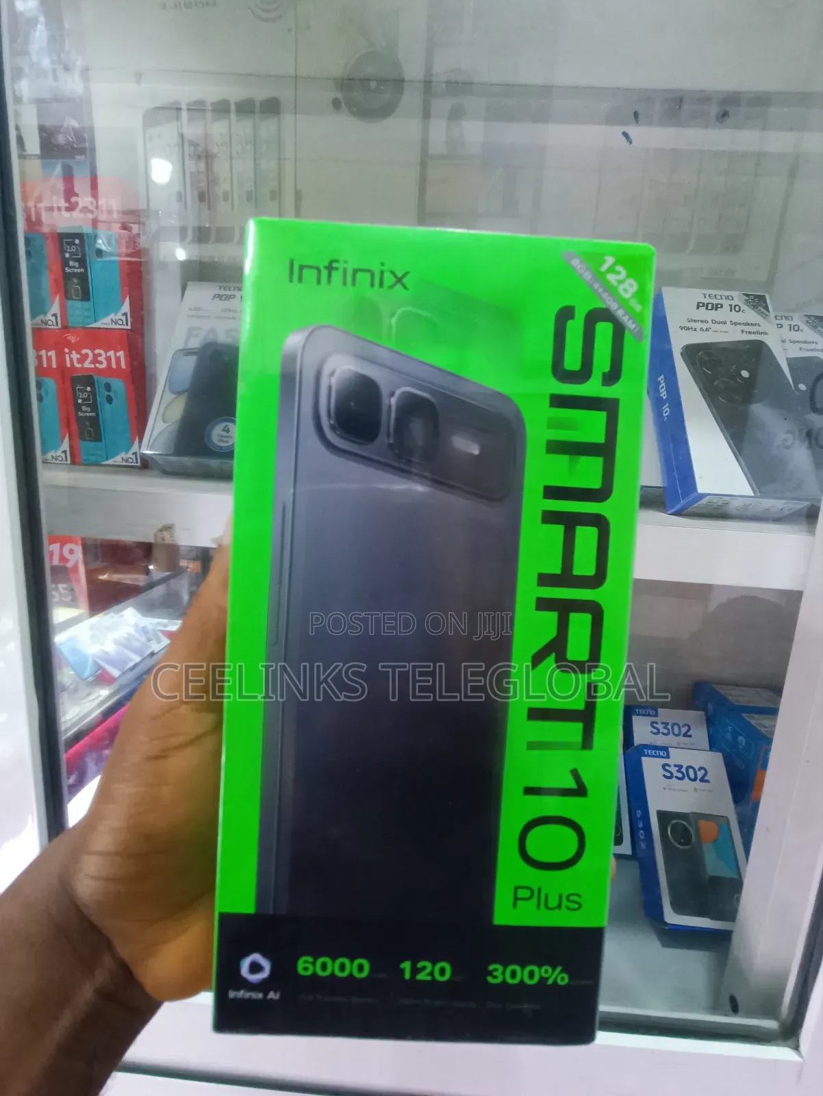 New Infinix Smart 10 Plus 128 GB Black