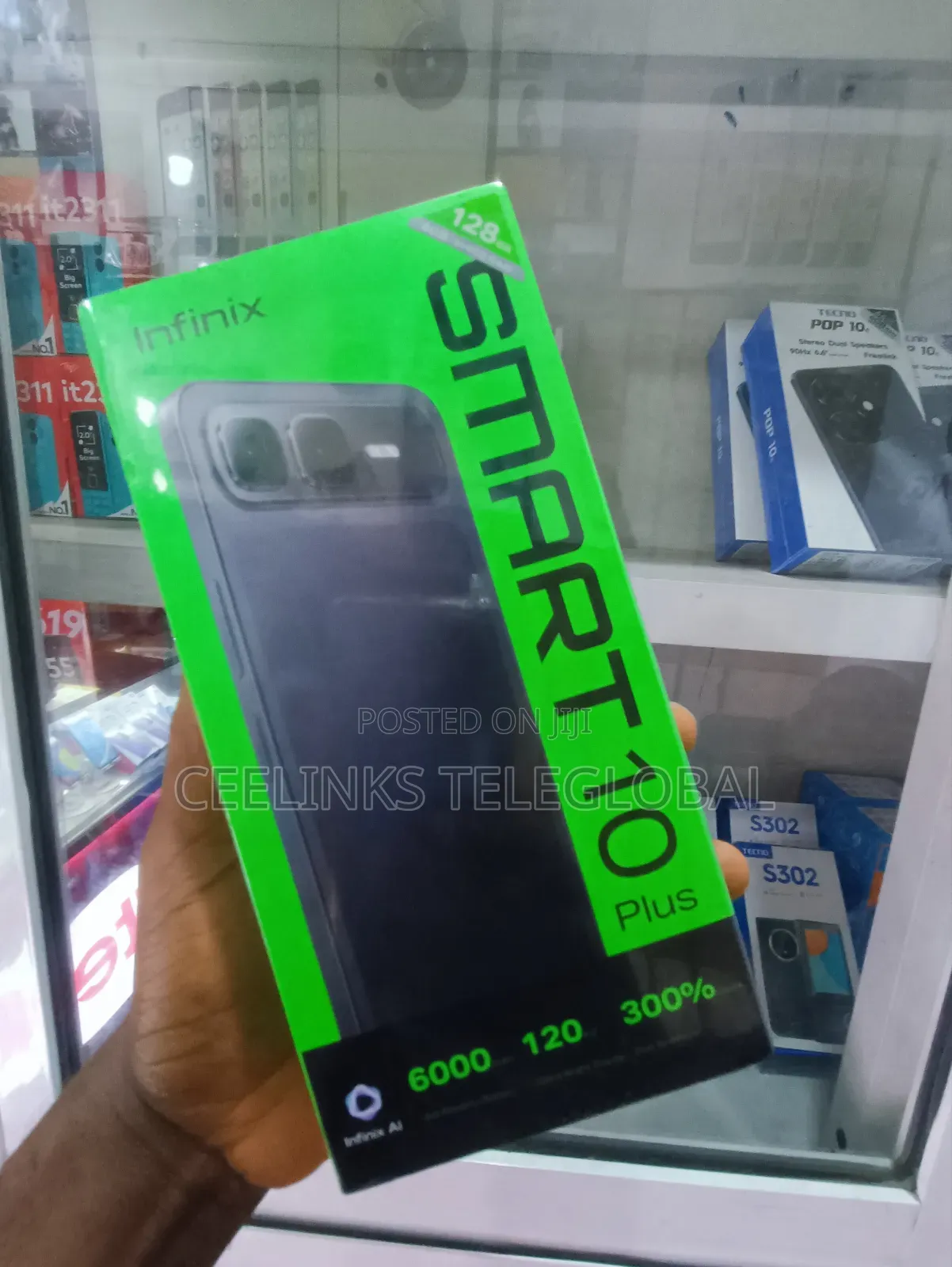 New Infinix Smart 10 Plus 128 GB Black