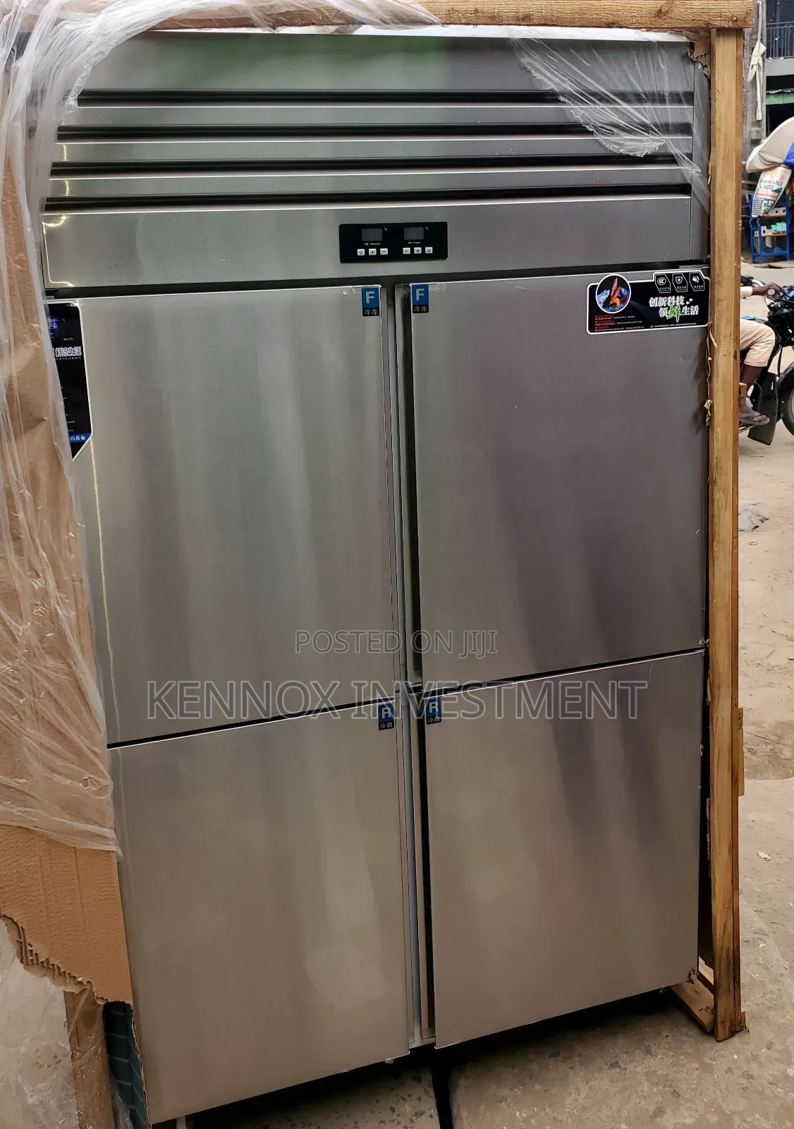 Standard Stainless 4 Doors Freezer and Refrigerator