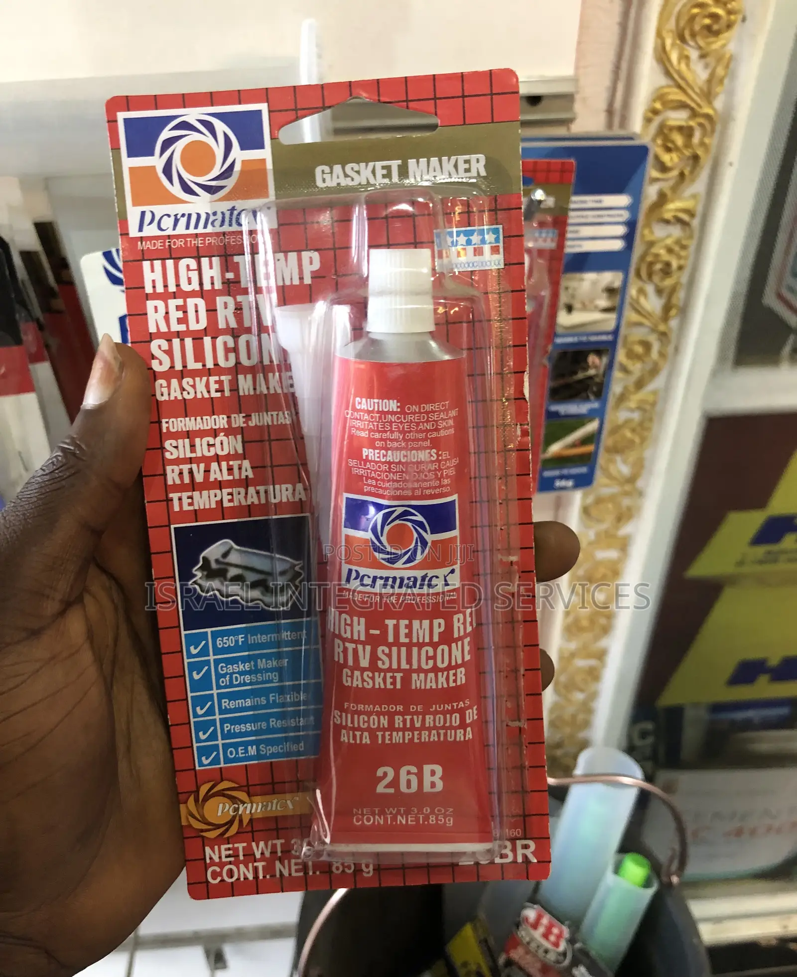 Gasket Marker Red High Temp Red RTV Silicon