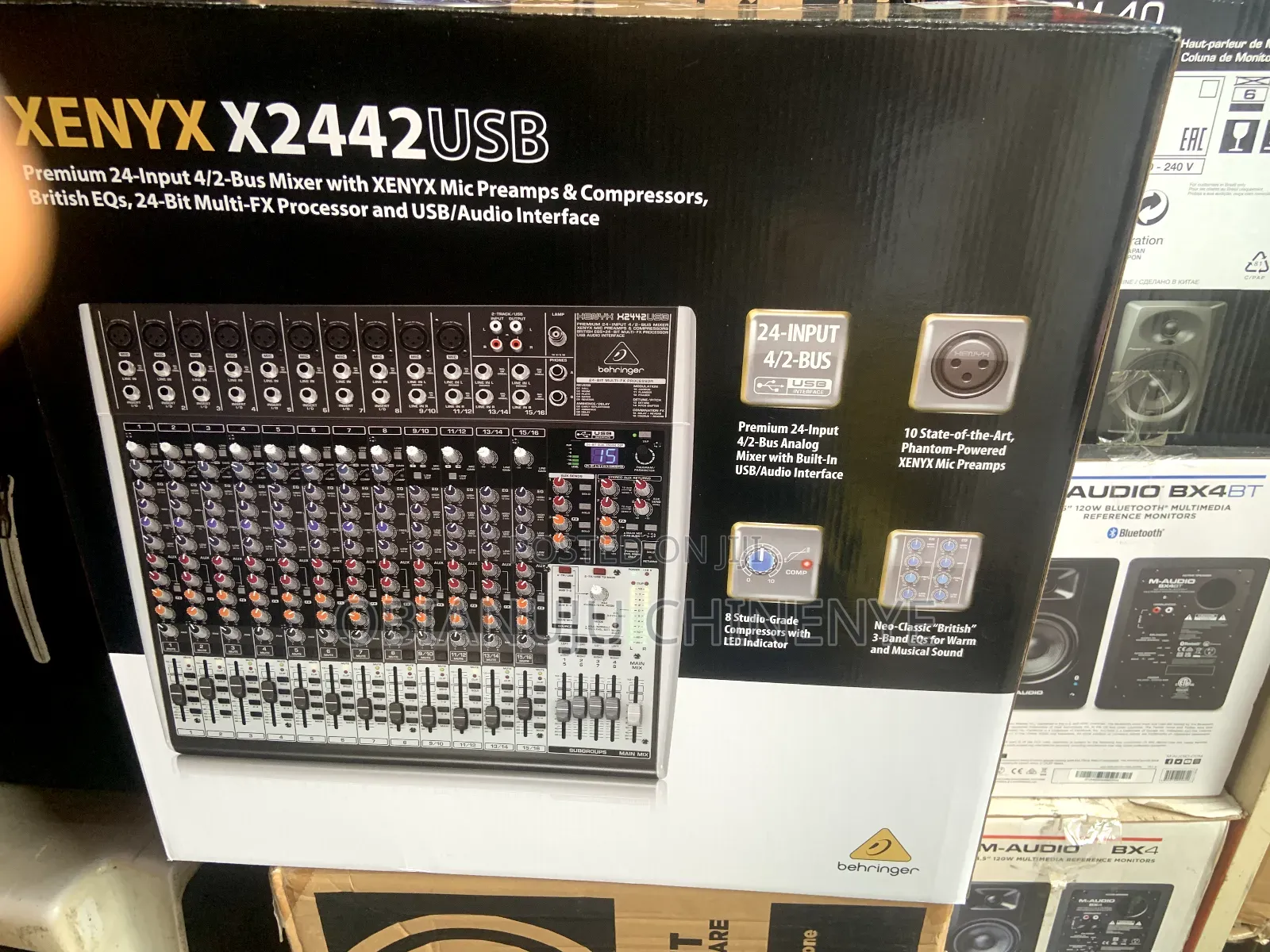 Behringer Xenyx X2442usb 24- Channel Analog Mixer