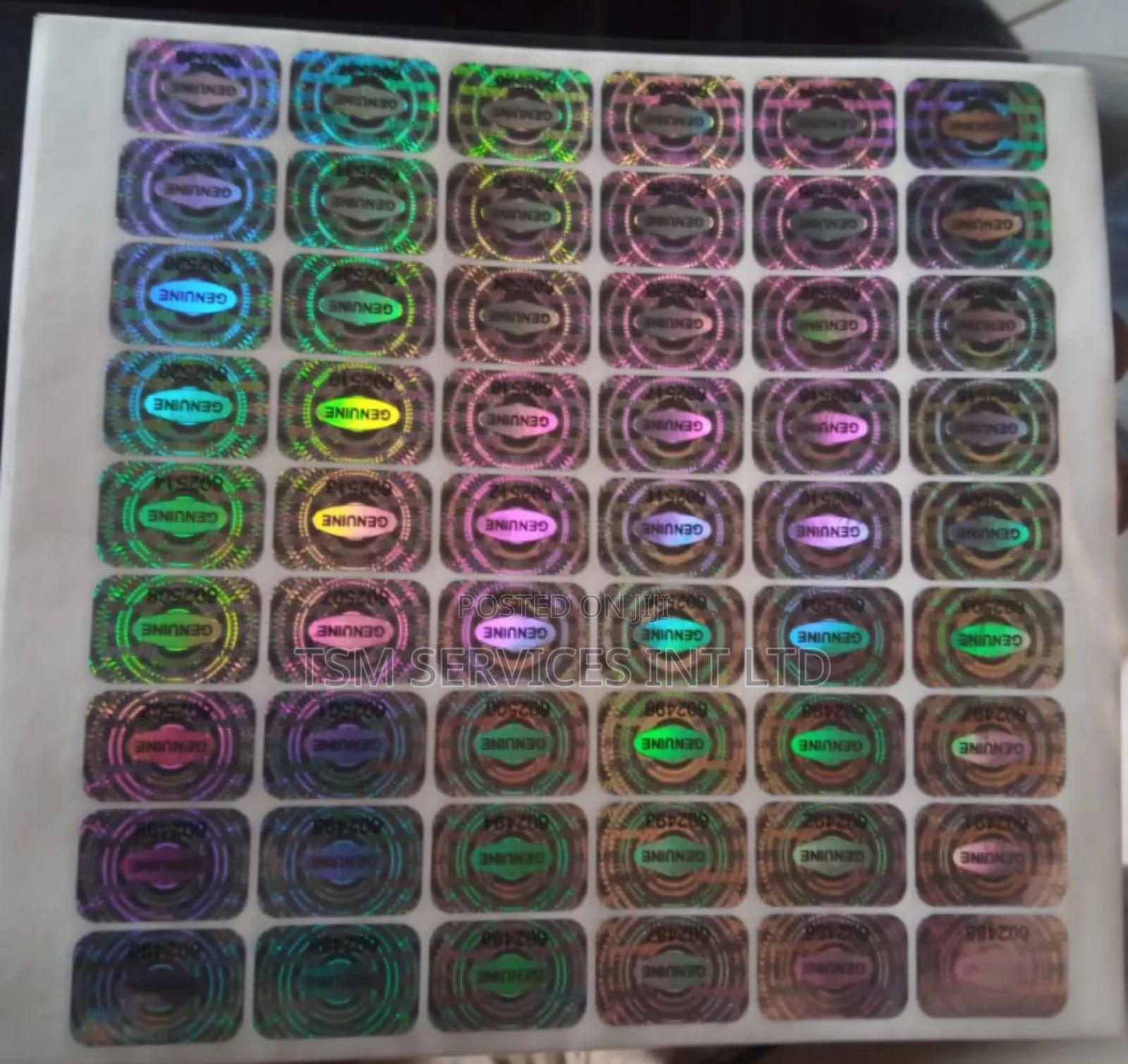 Hologram Void Labels and Tamper Proof Seals