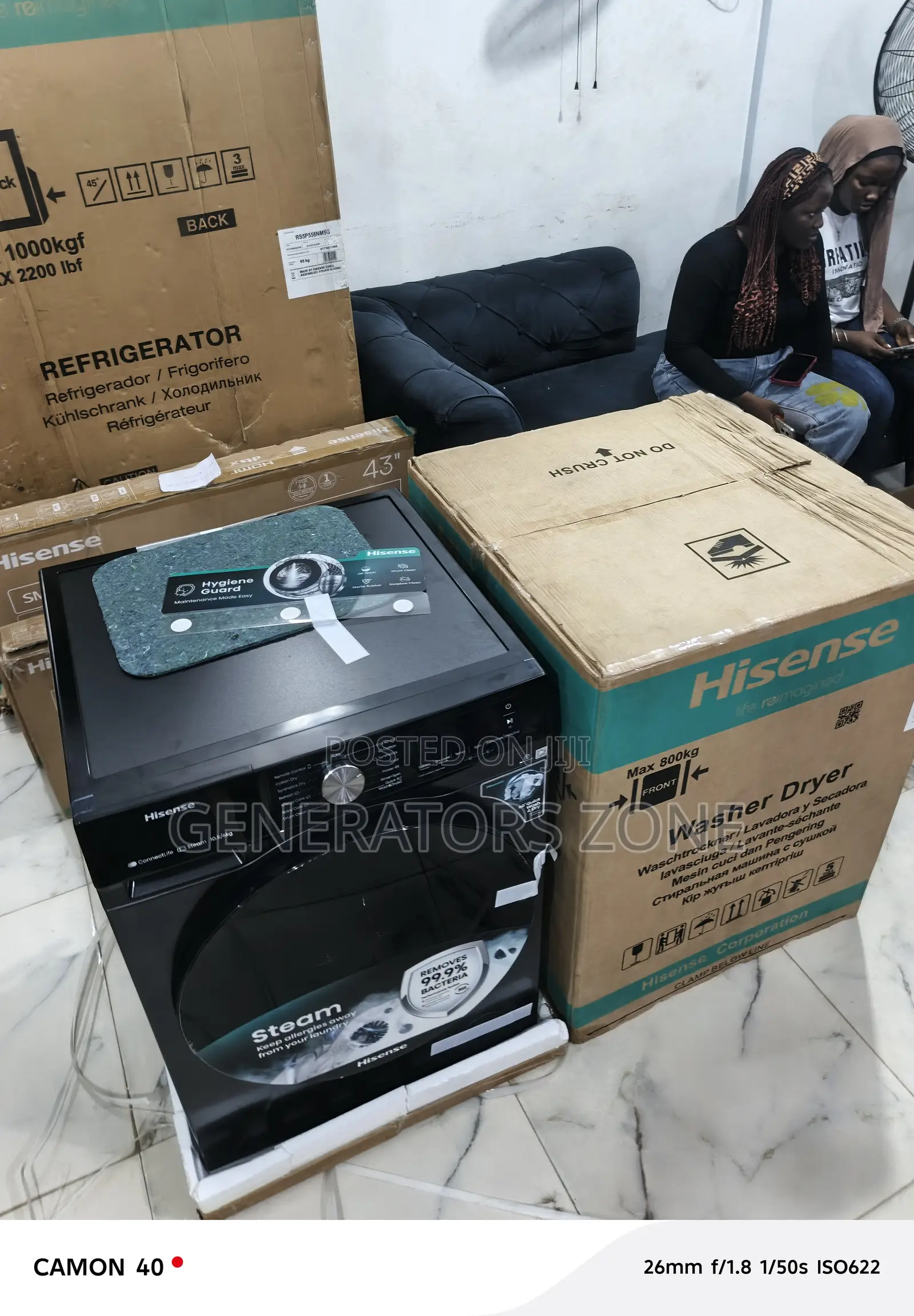 Hisense 10.5kg Washer Dryer Combo With Steam Wash