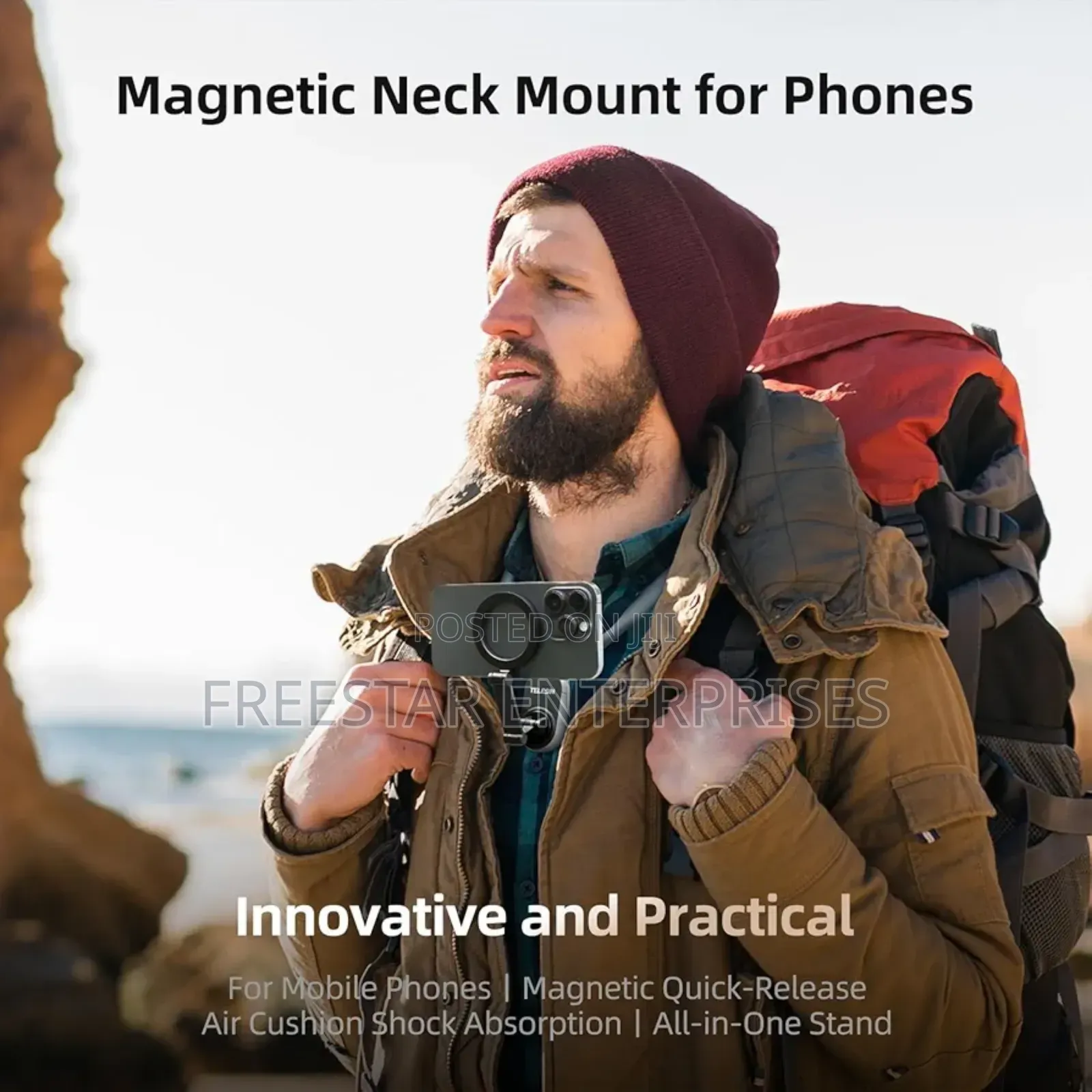 Mobile Phone Neck Bracket. Neck Phone Holder.
