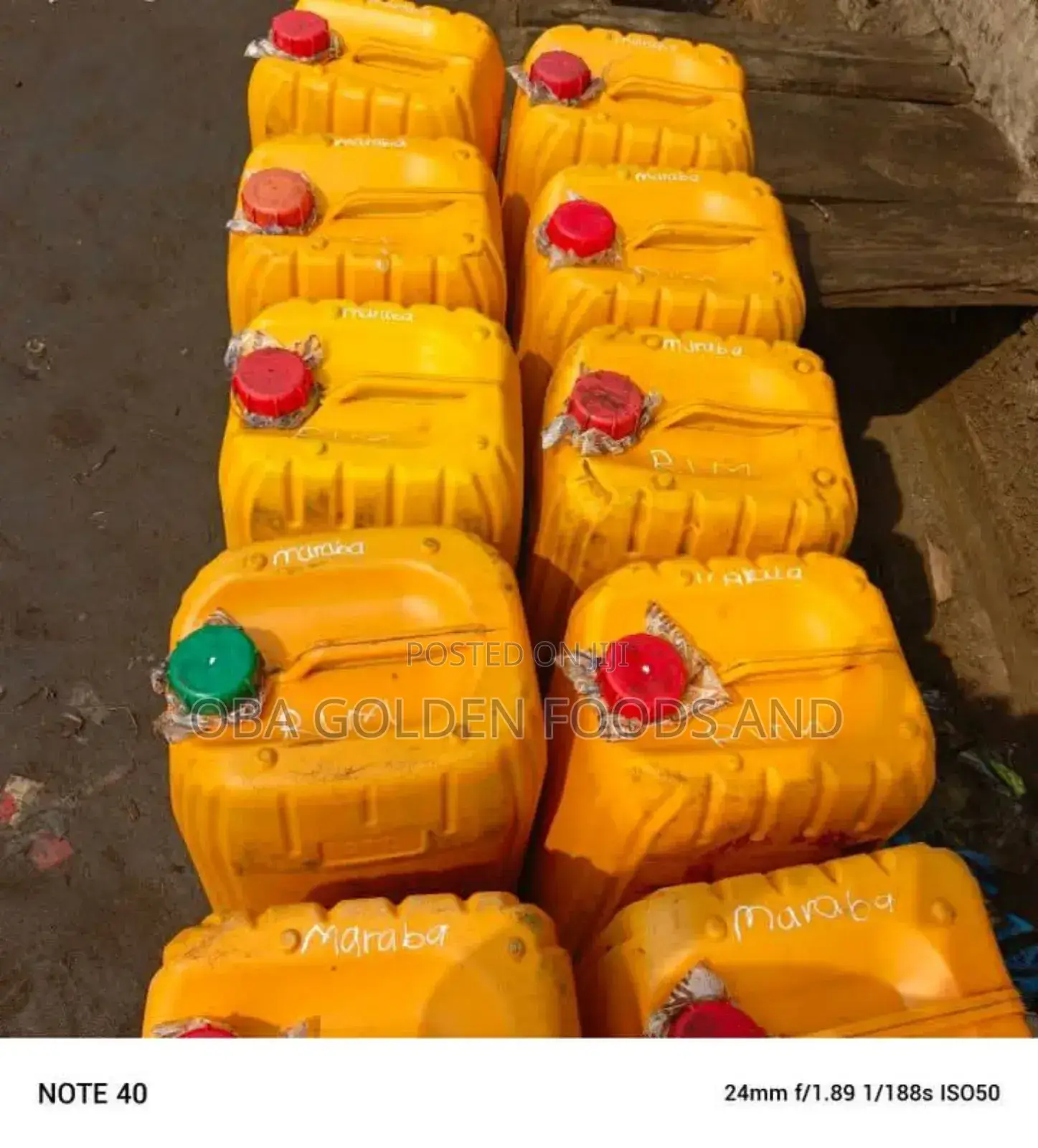 25 Lirtes of Native Palm Oil