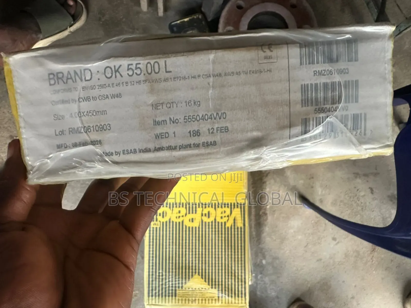 Vacpac Electrode Esab 4.00x450mm