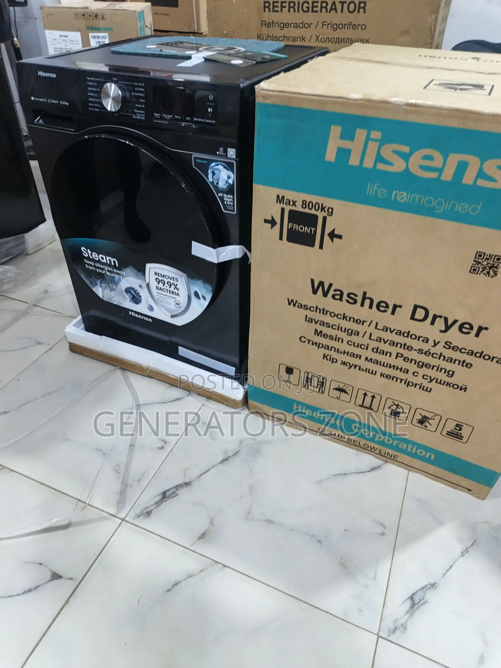 Hisense Washer Dryer – Wash Dry in One Cycle, No Hassle