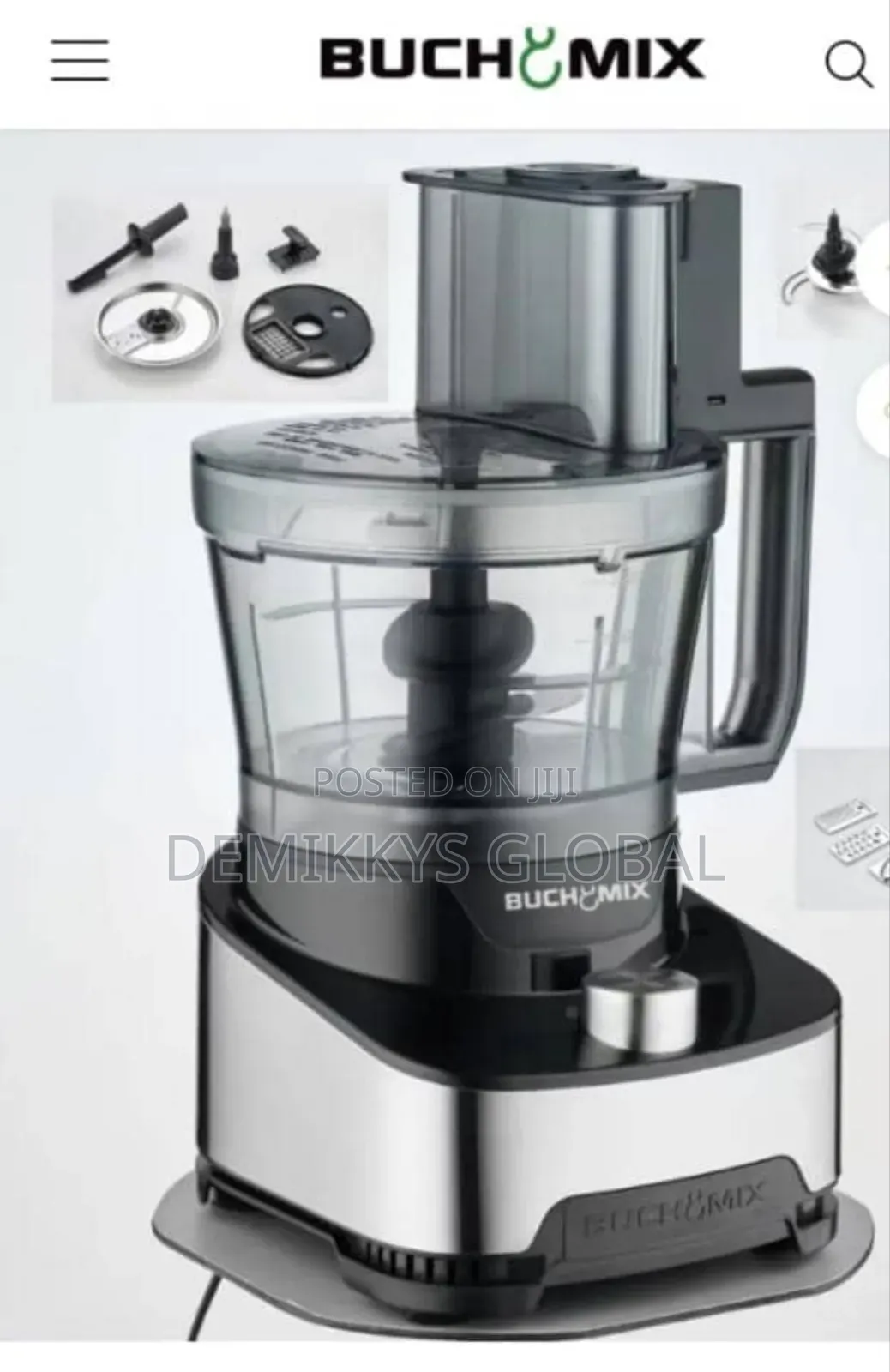 Buchymix Xl 14-Cup All in 1 Professional Food Processor