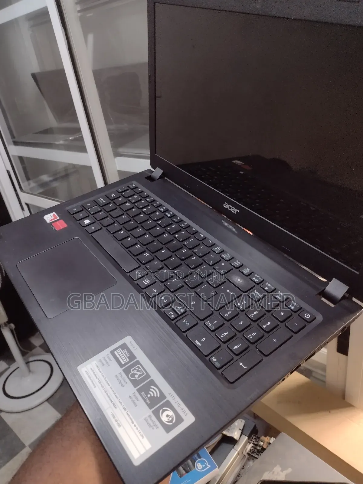 Laptop Acer Aspire 3 A315-21 8GB AMD Ryzen SSD 256GB
