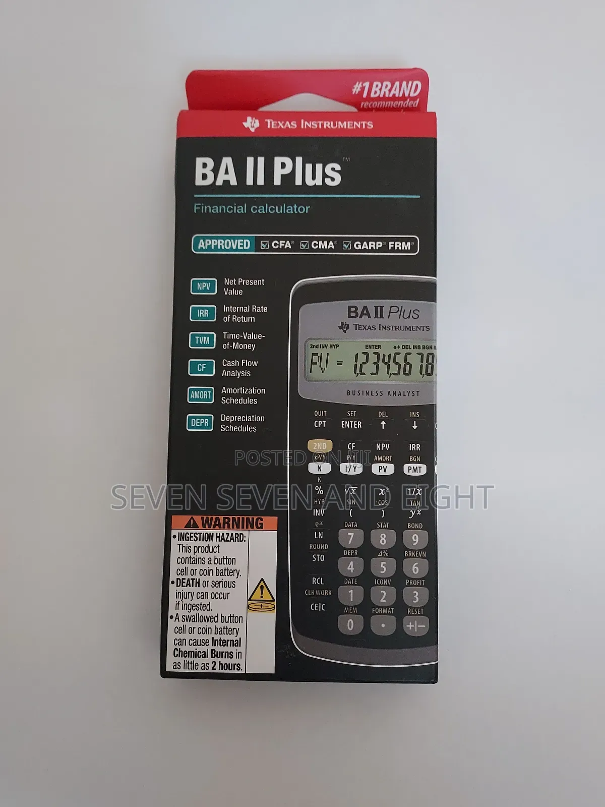 Ba Ii Plus Cfa Calculator+Pouch+Extra Battery(Ongoing Promo)