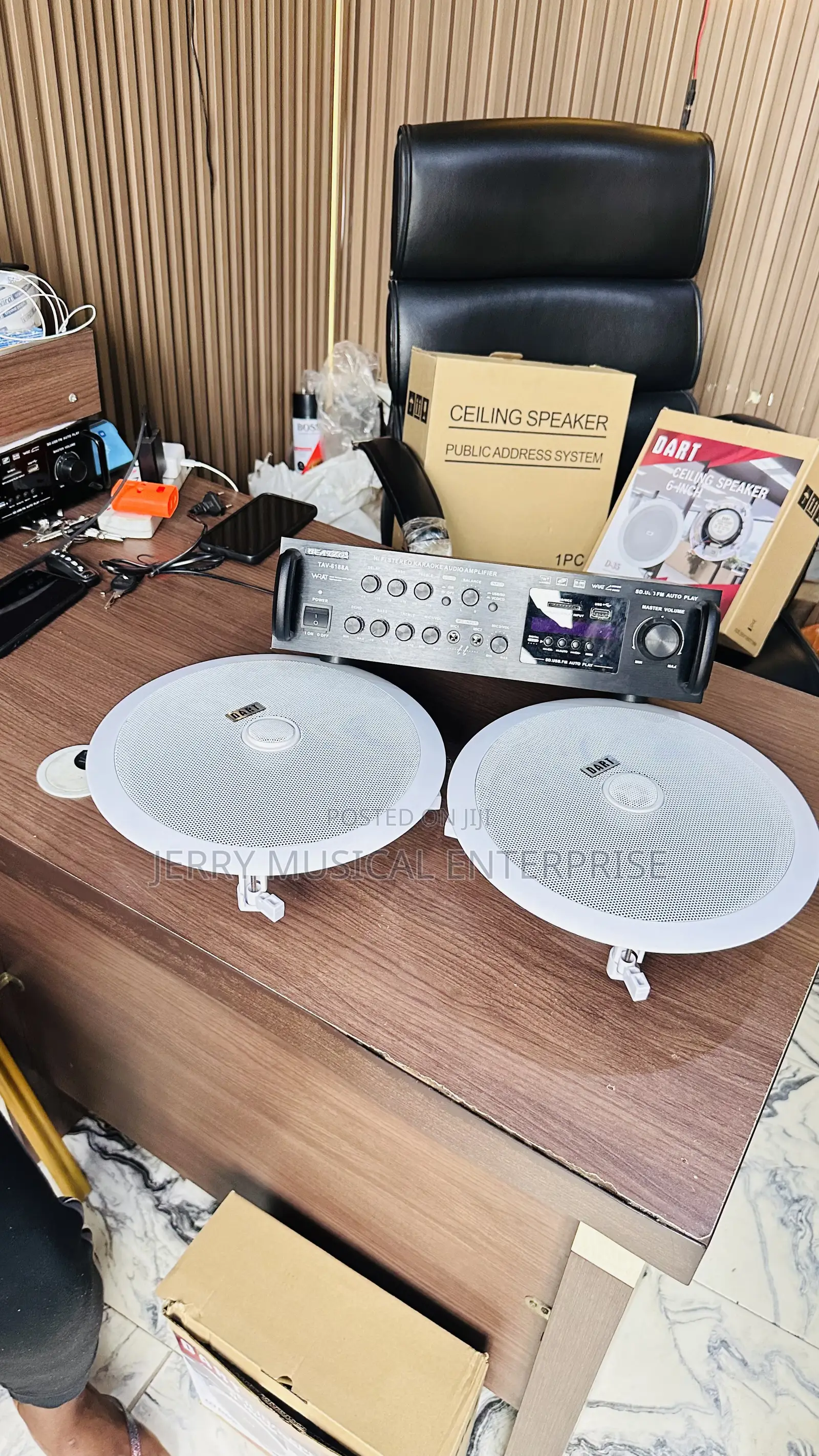 Dart 100watts Ceiling Speakers With Amplifier