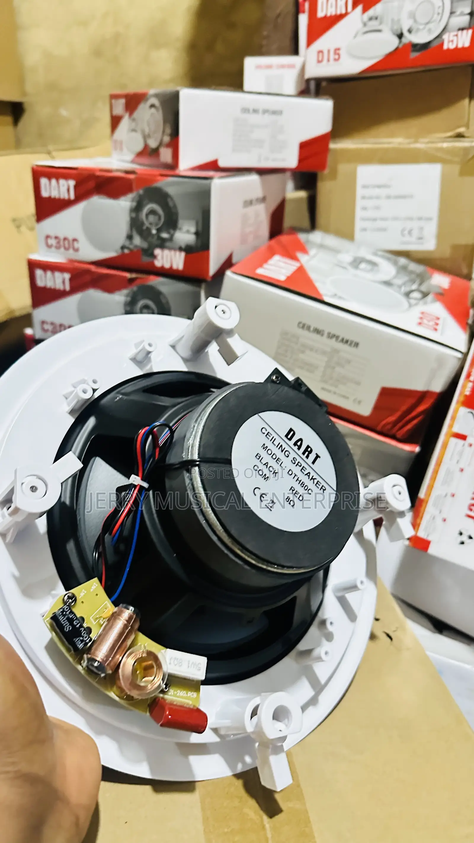 80watts Ceiling Speakers With Woofer And Base