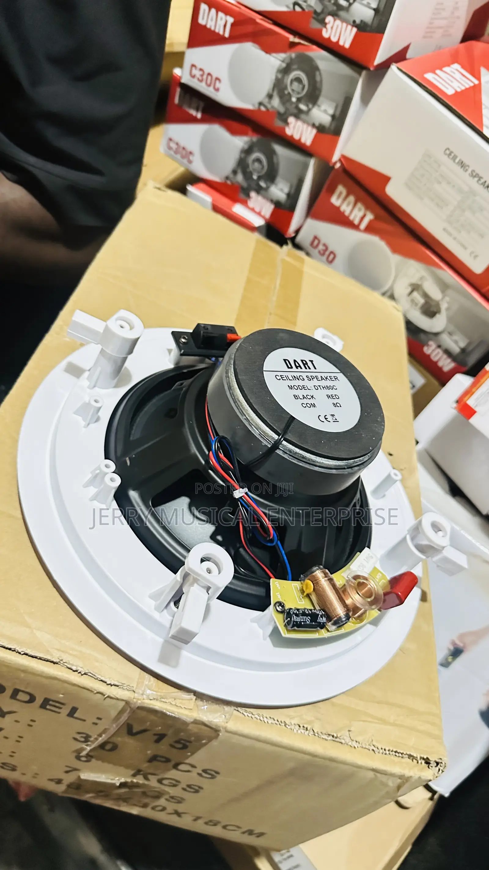 Quality Sound Ceiling Speakers 80watts Woofer