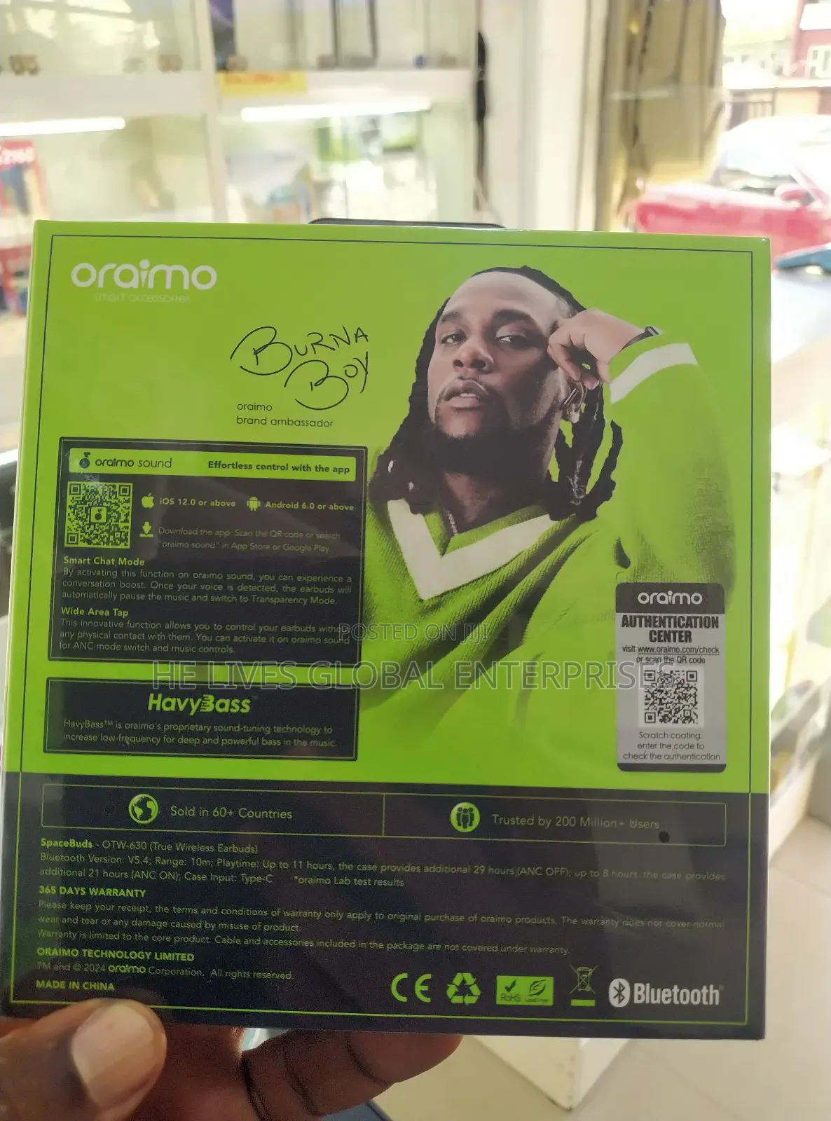 Oraimo Spacebud With Active Noise Cancellation