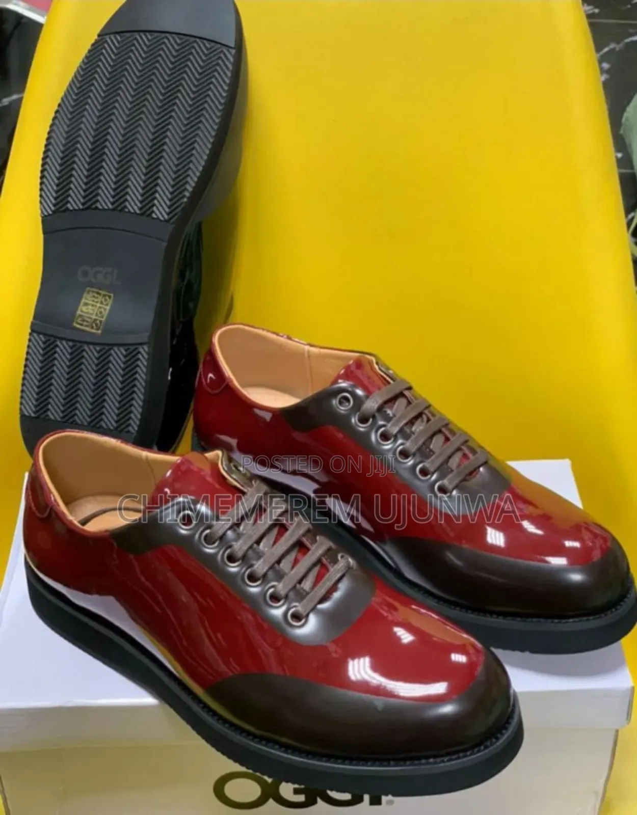 Patent Red Flat Shoe