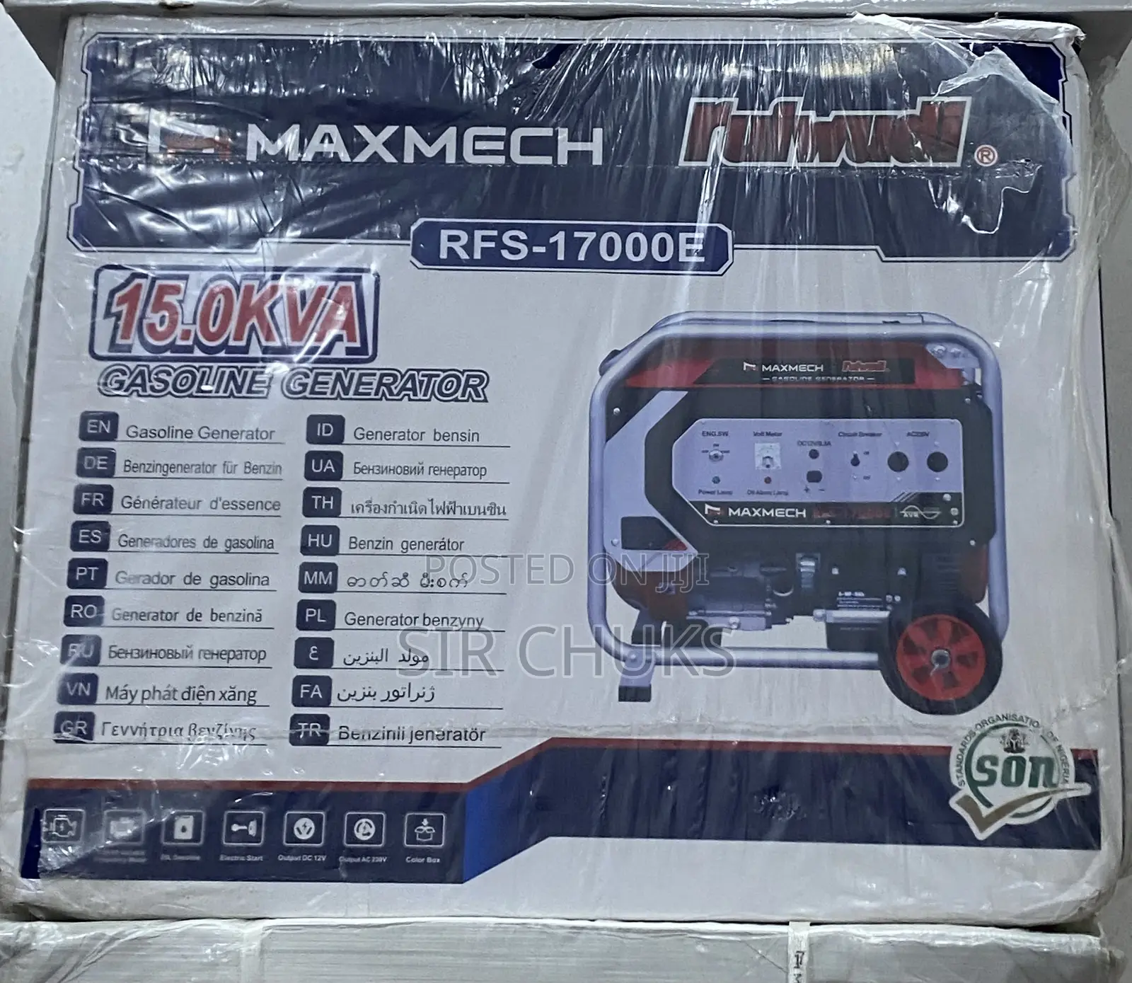 15kva Maxmech RFS-17000e 100% Copper