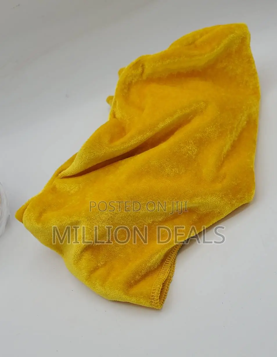 Stylish Ski Velvet Unique Yellow Durag