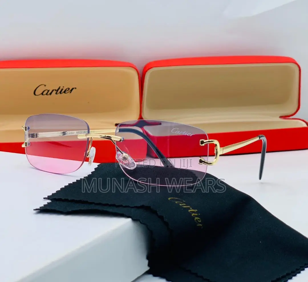 Cartier Glasses Available in Different Colors of Shade