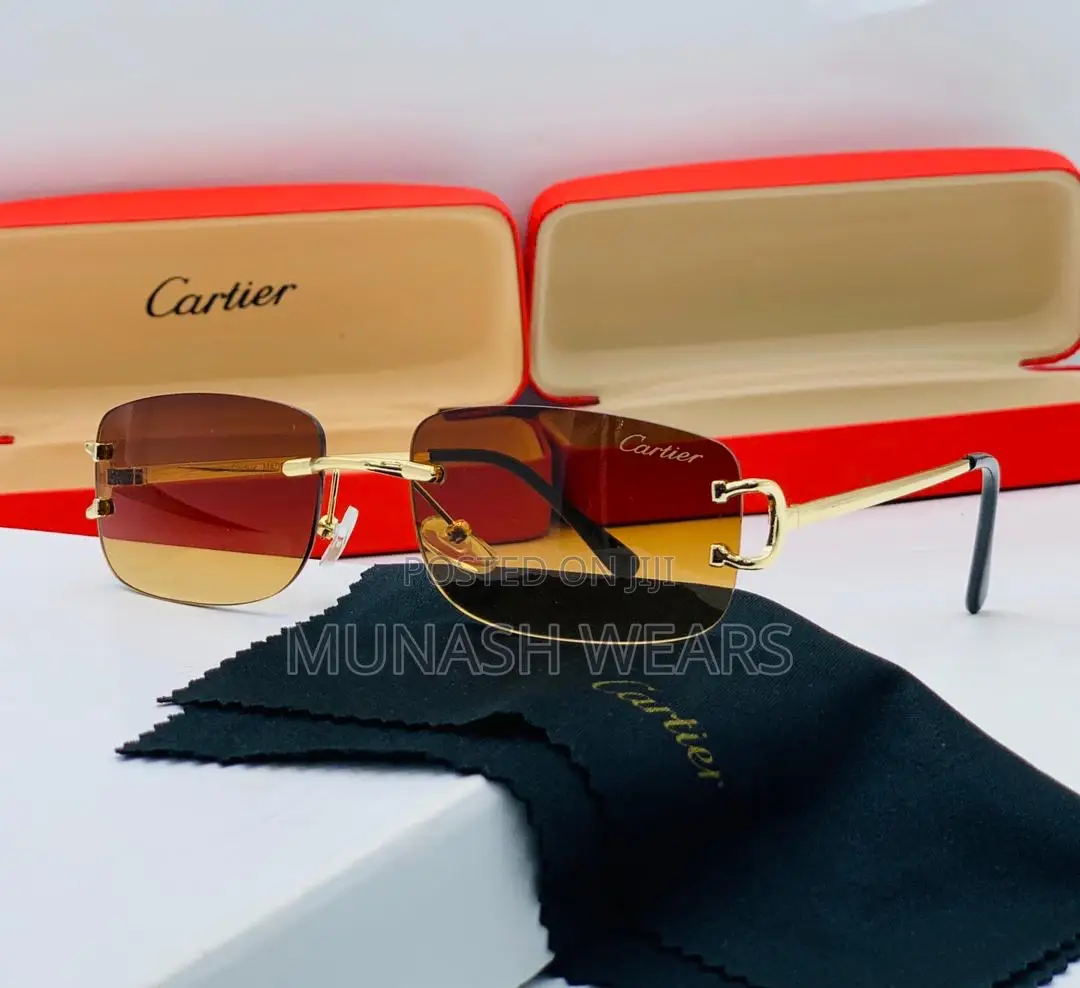 Cartier Glasses Available in Different Colors of Shade