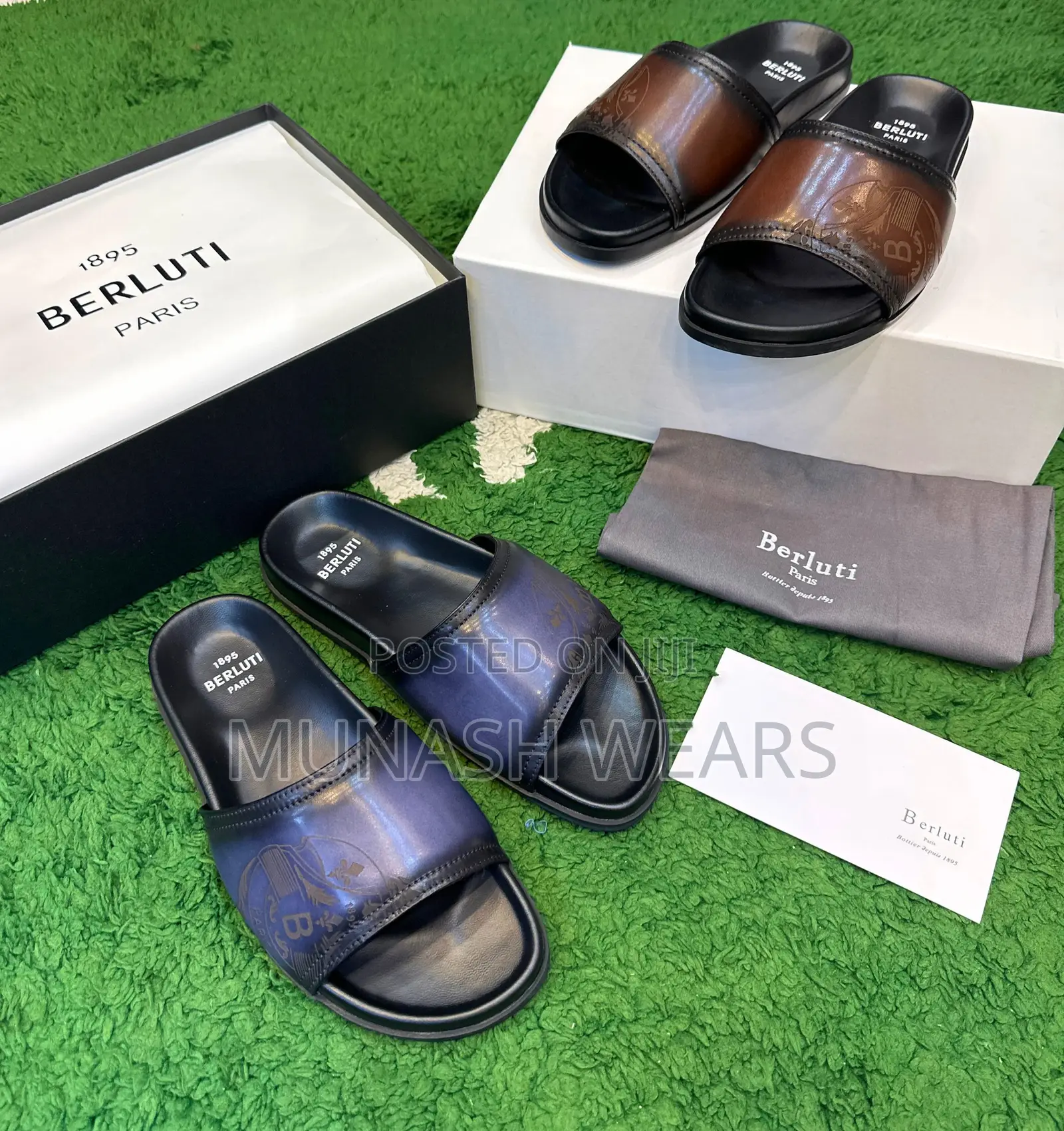 Berluti Luxury Slipers 40-46 Available