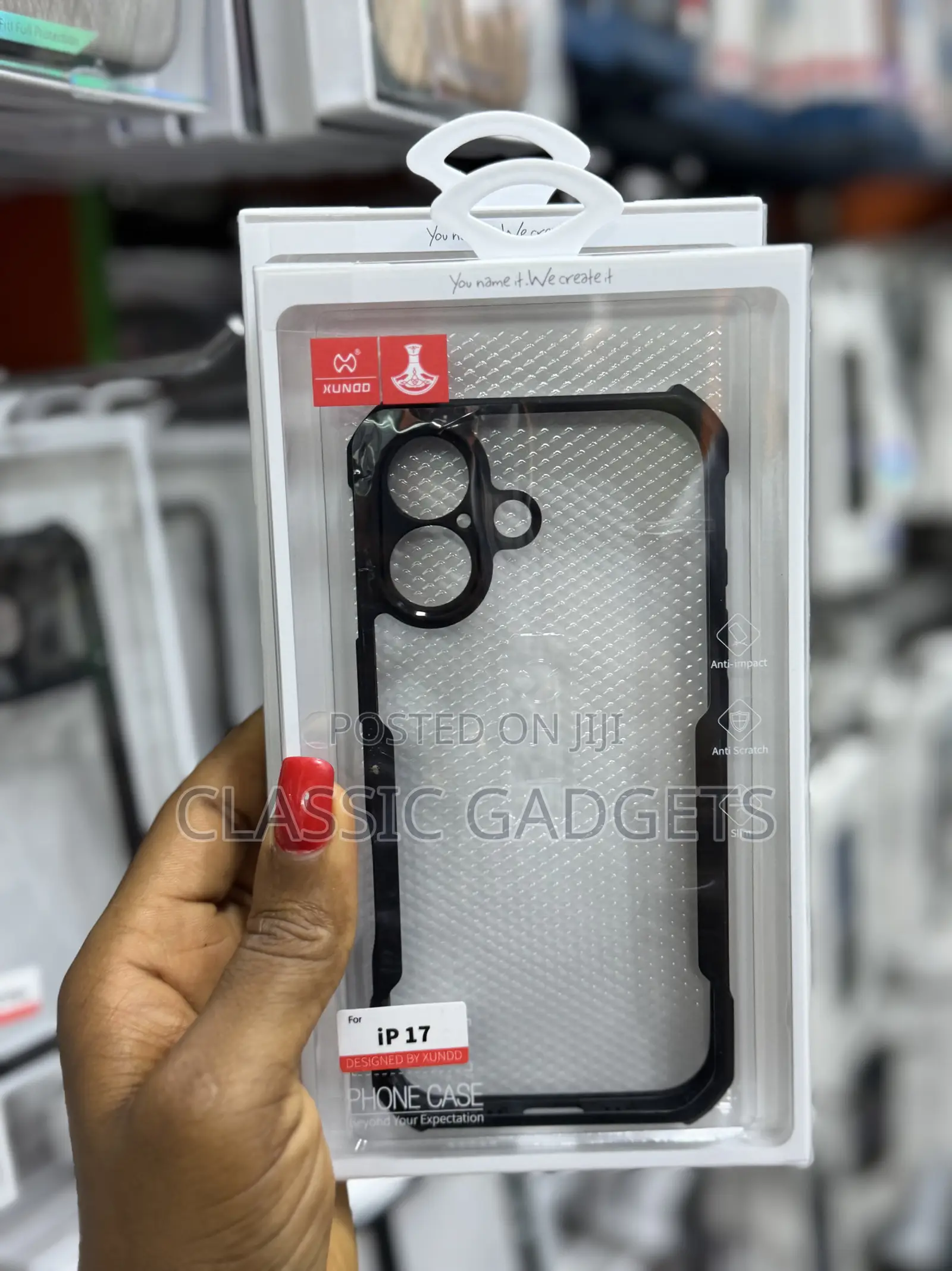 Xundd Crystal Clear Airbag Tpu Case for iPhone 17