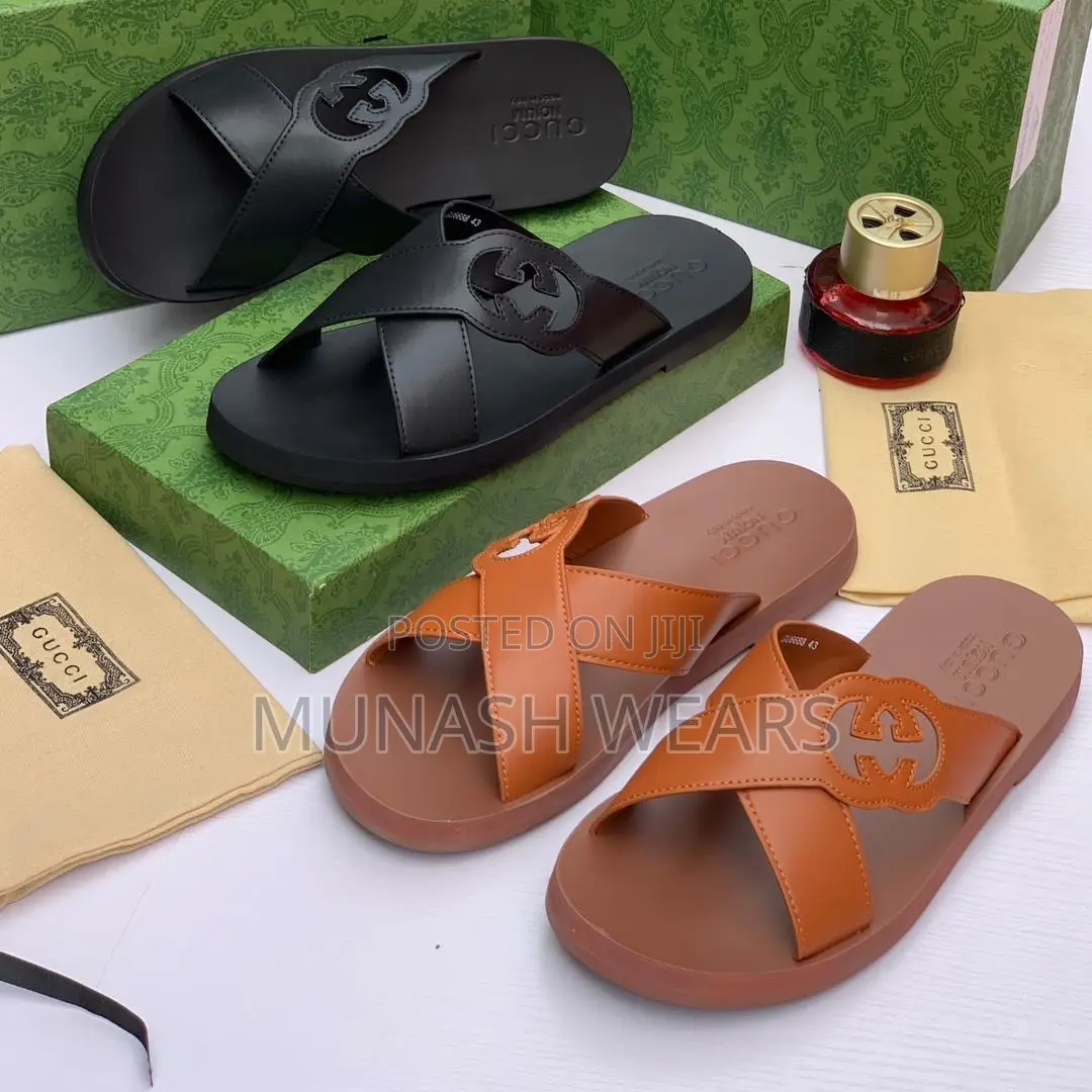 Gucci Leather Slipers 40-46