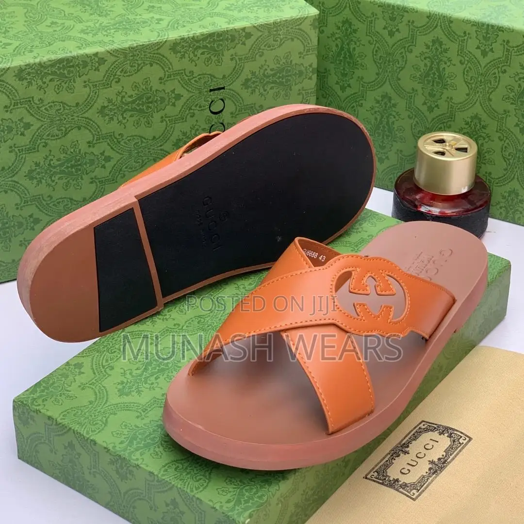 Gucci Leather Slipers 40-46