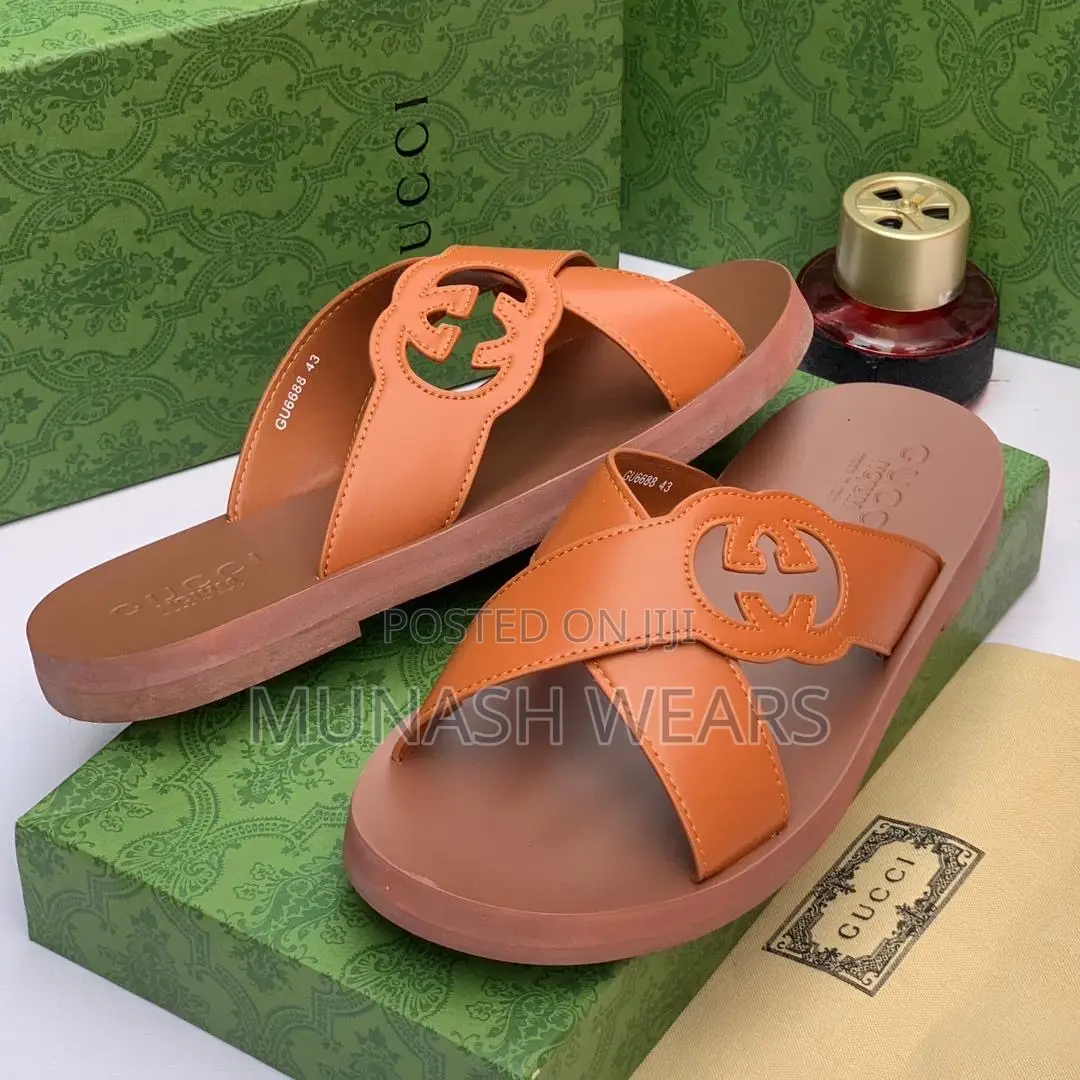 Gucci Leather Slipers 40-46