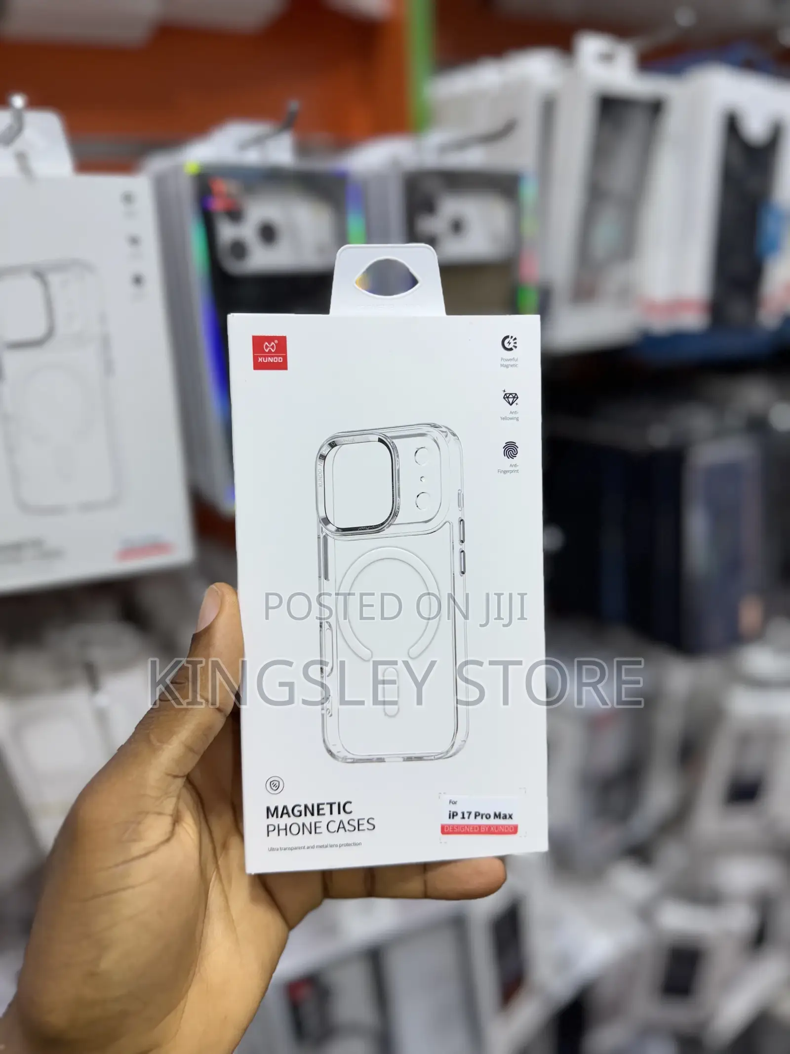 Xundd Transparent Magnetic Protection Case for iPhone 17 Pro Max