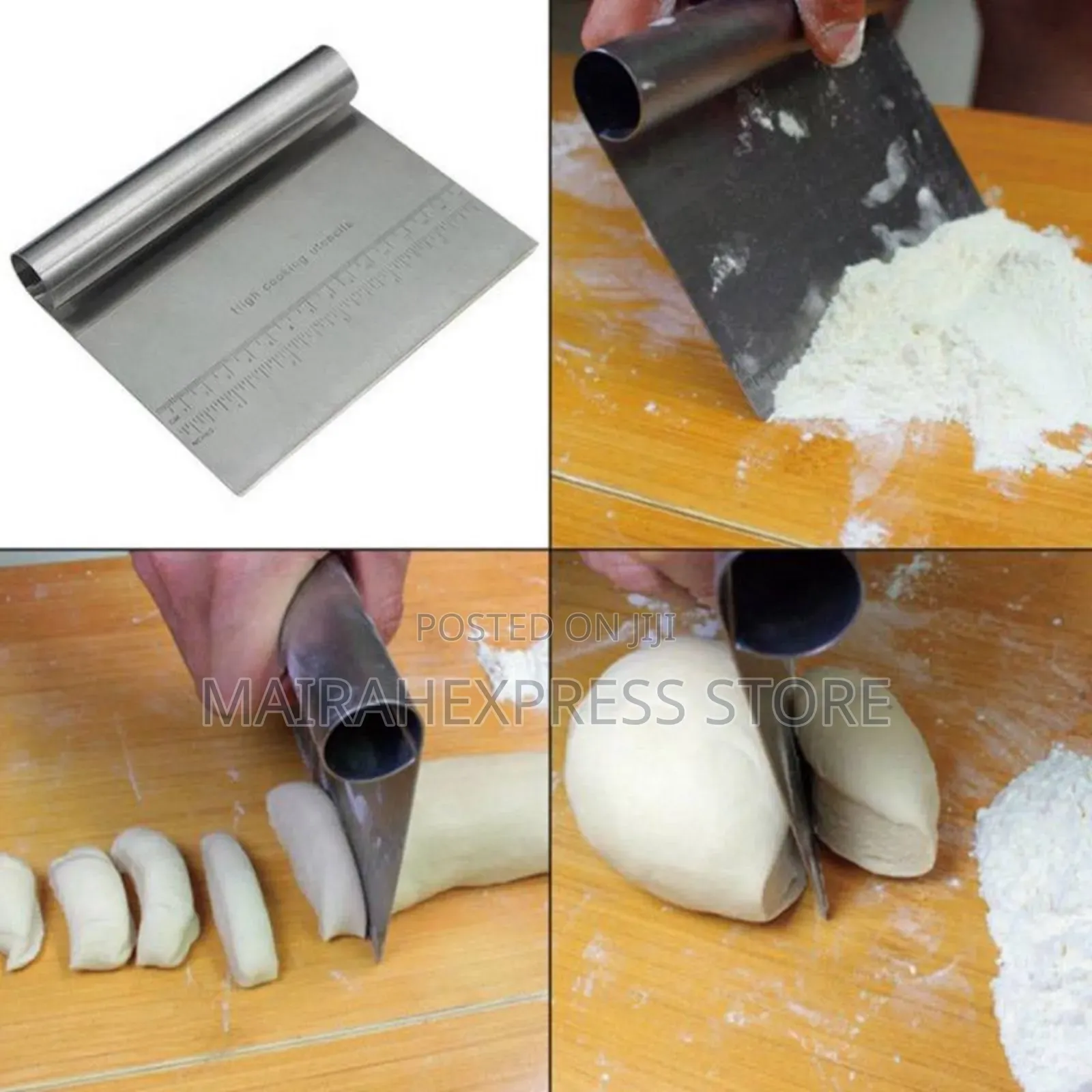 Multipurpose Pastry Cutter, Scraper, and Decorator,
