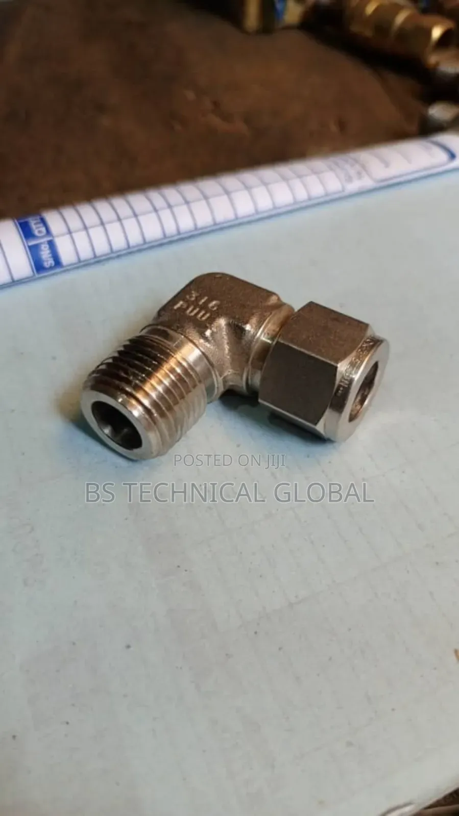 1/2"Od X 1/4" NPT Male Connector