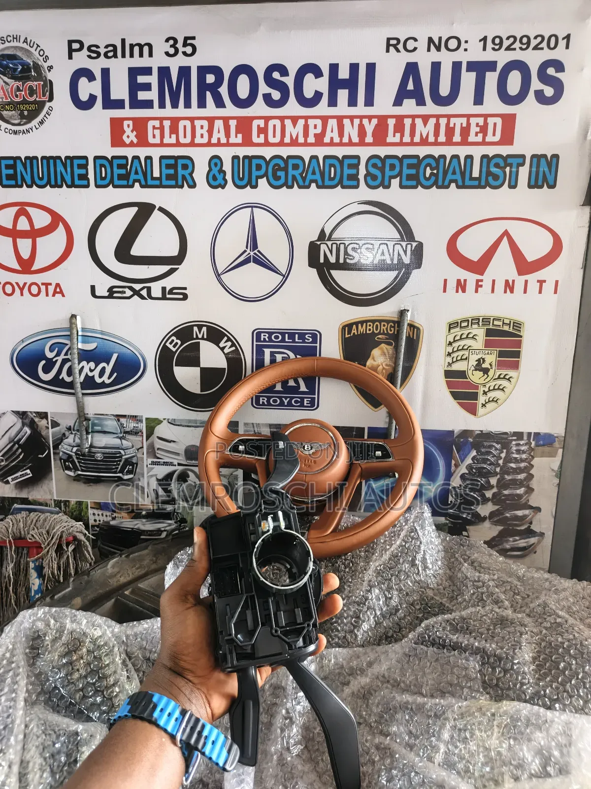 High Quality Certified Steering Wheel Angle Sensor Bentley Bentayga