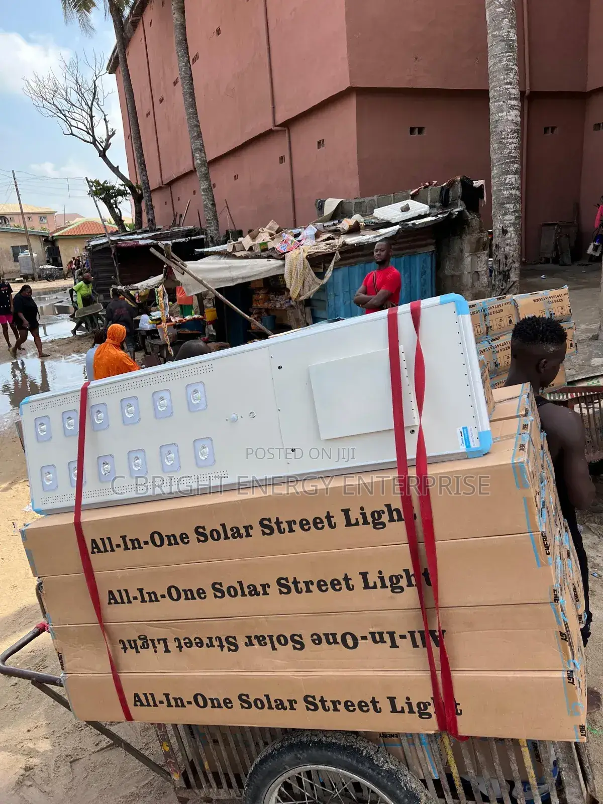 Cworth 100w All-in-one Solar Street Light 2c Series C2c-100w