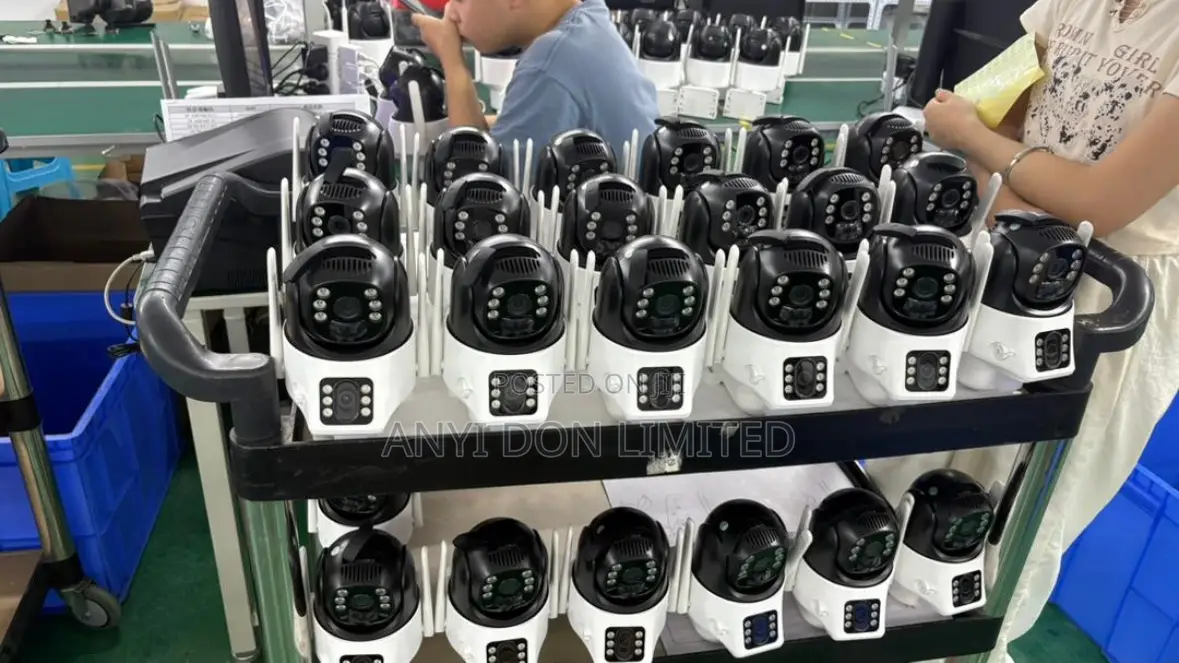 CCTV Double Lens Solar Camera