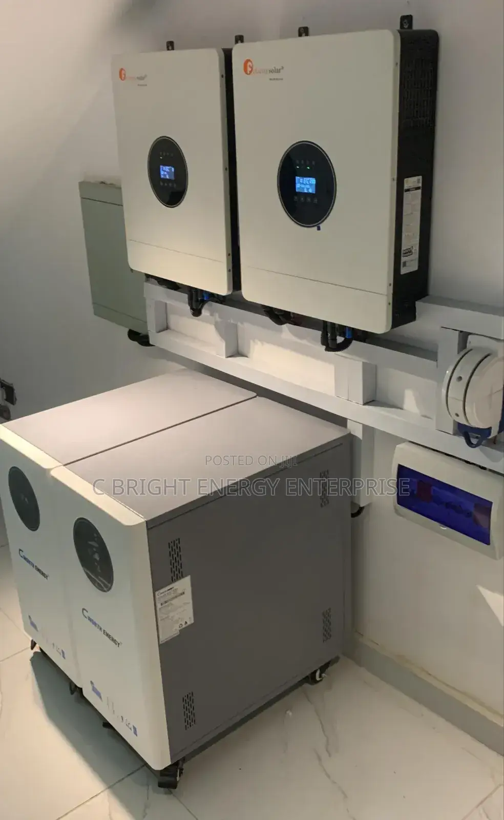 Installation Of 16kva Felicity Hybrid Smart Inverters And 30kwh Cworth