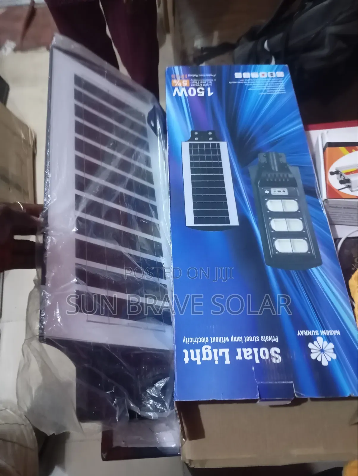 Solar Street Light Three Eyes 150w Available Stock