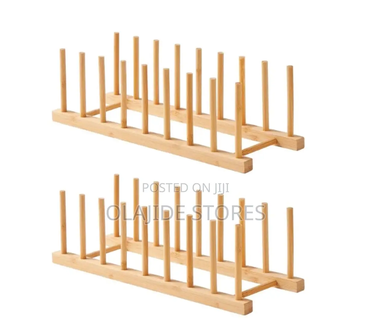 Bamboo Plate Rack