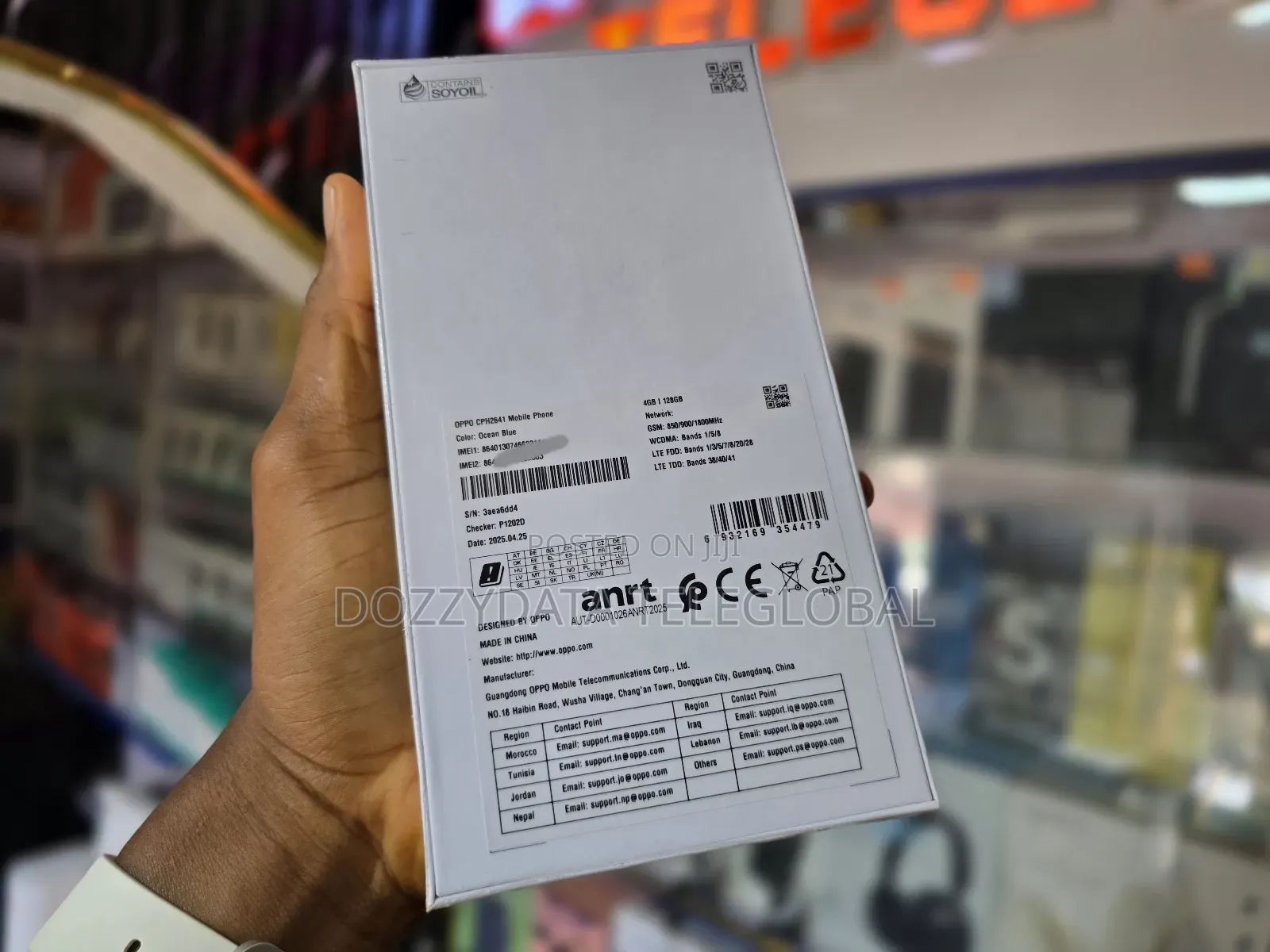 New Oppo A3x 128 GB Blue