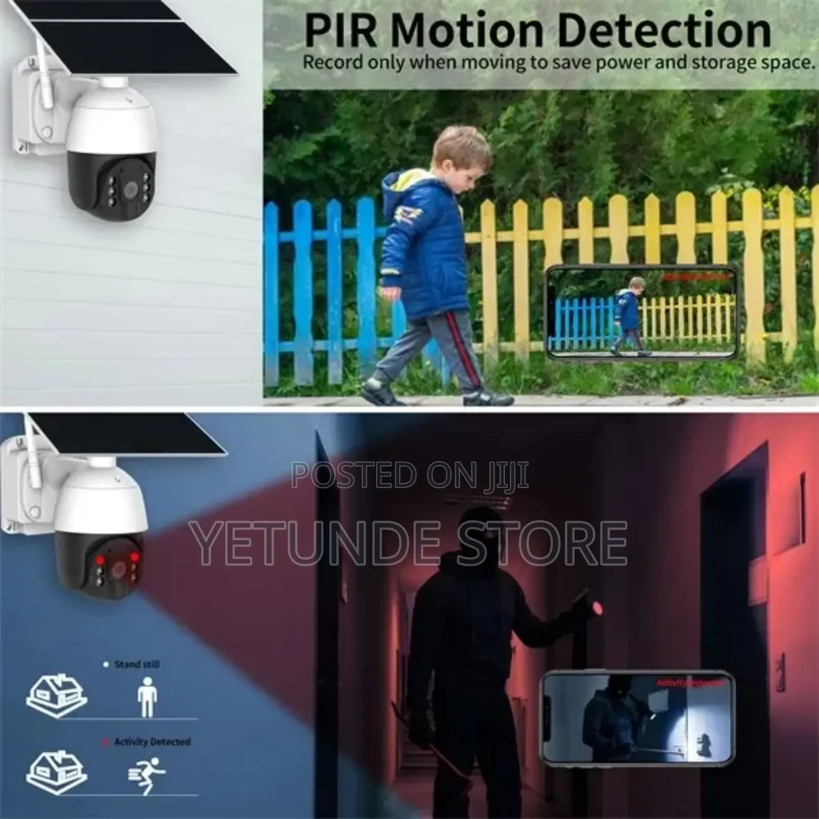 4g Single Lens Solar PTZ Big Outdoor Camera (Sim Enabled)