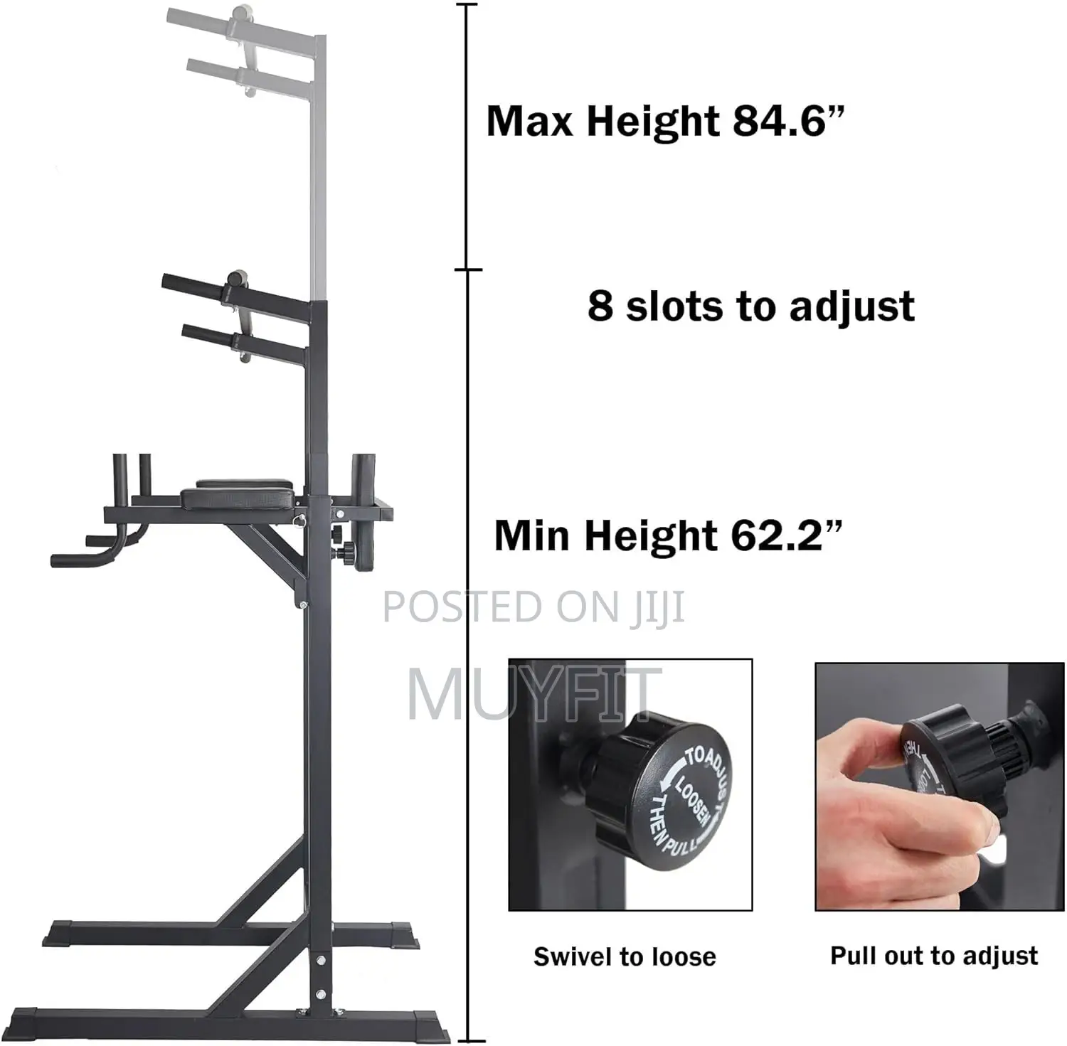 (Chinning Stand Multistation) Pull Up Dip Bar
