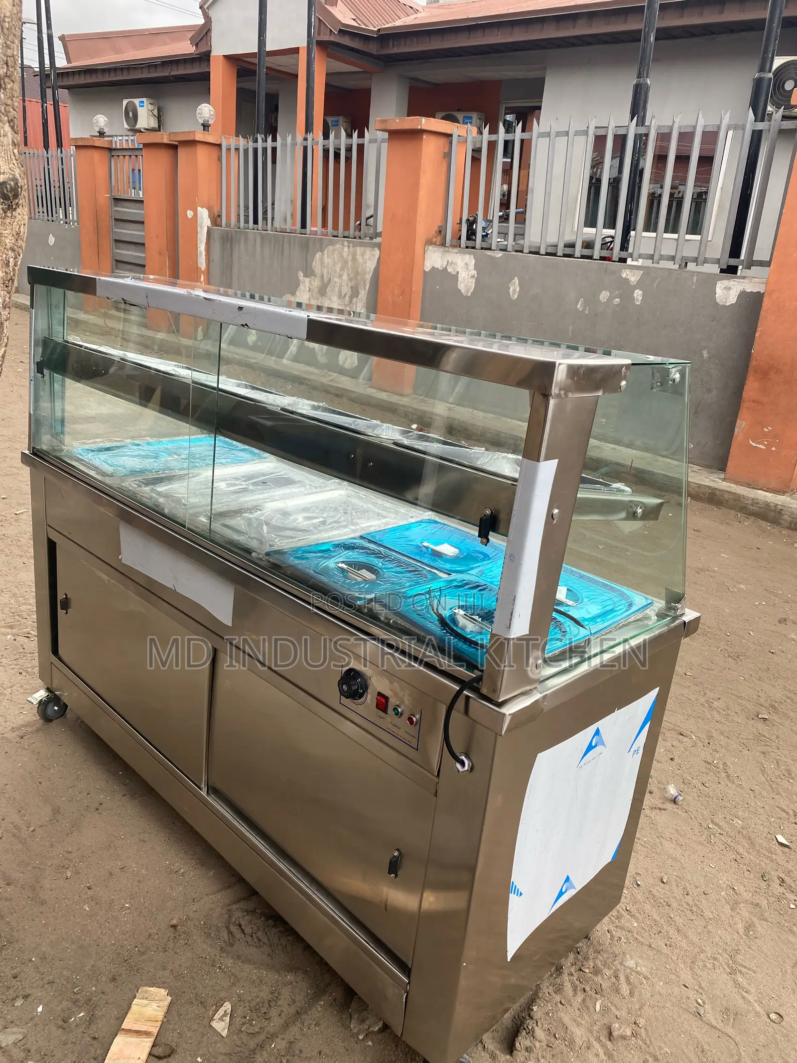Standing Food Warma With Cabinet