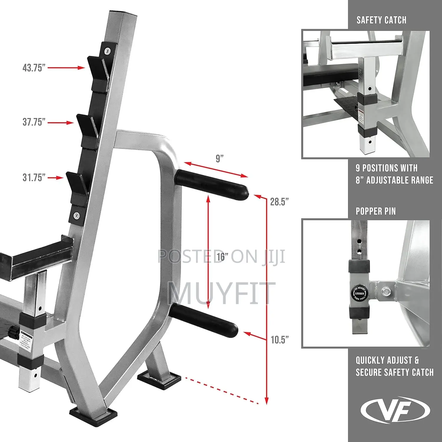 Multifunctional Olympic Flat Bench Press With Rack
